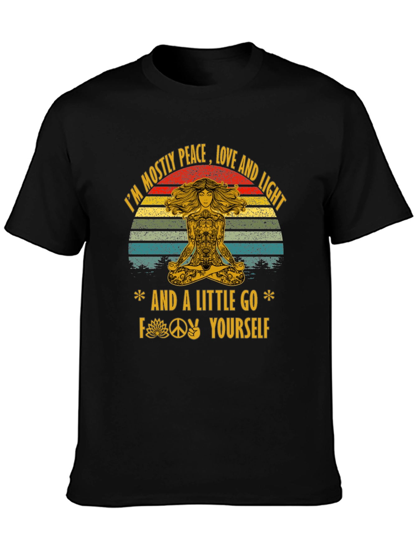 Peace Love and Light Graphic T-Shirt