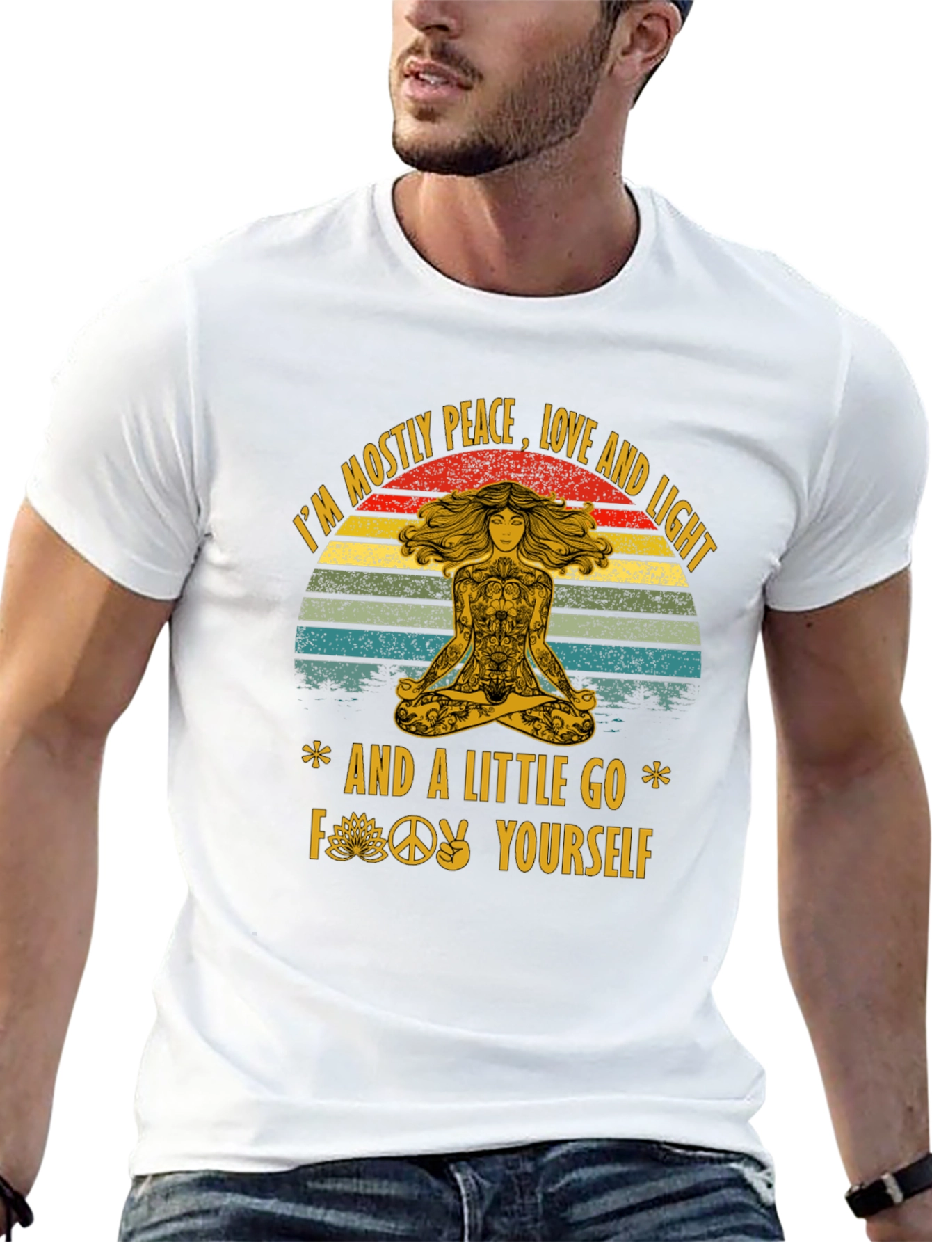 Peace Love and Light Graphic T-Shirt