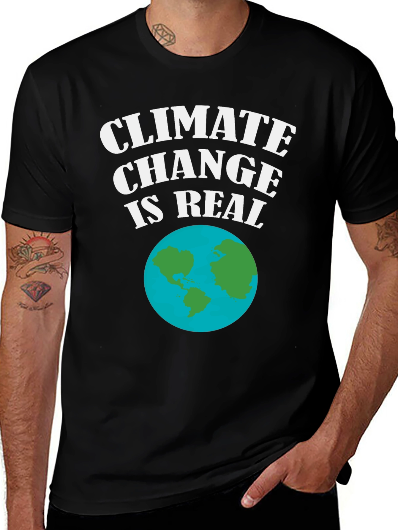 Climate Change is Real T-Shirt - Earth Day Activism