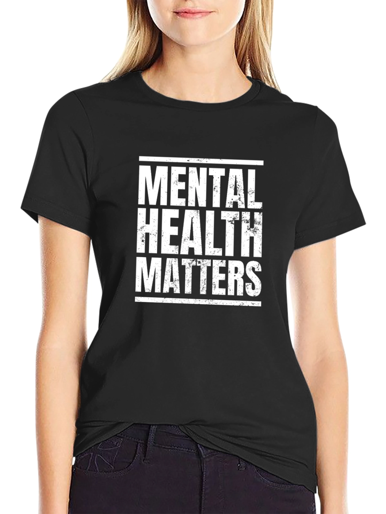 Mental Health Matters Black T-Shirt