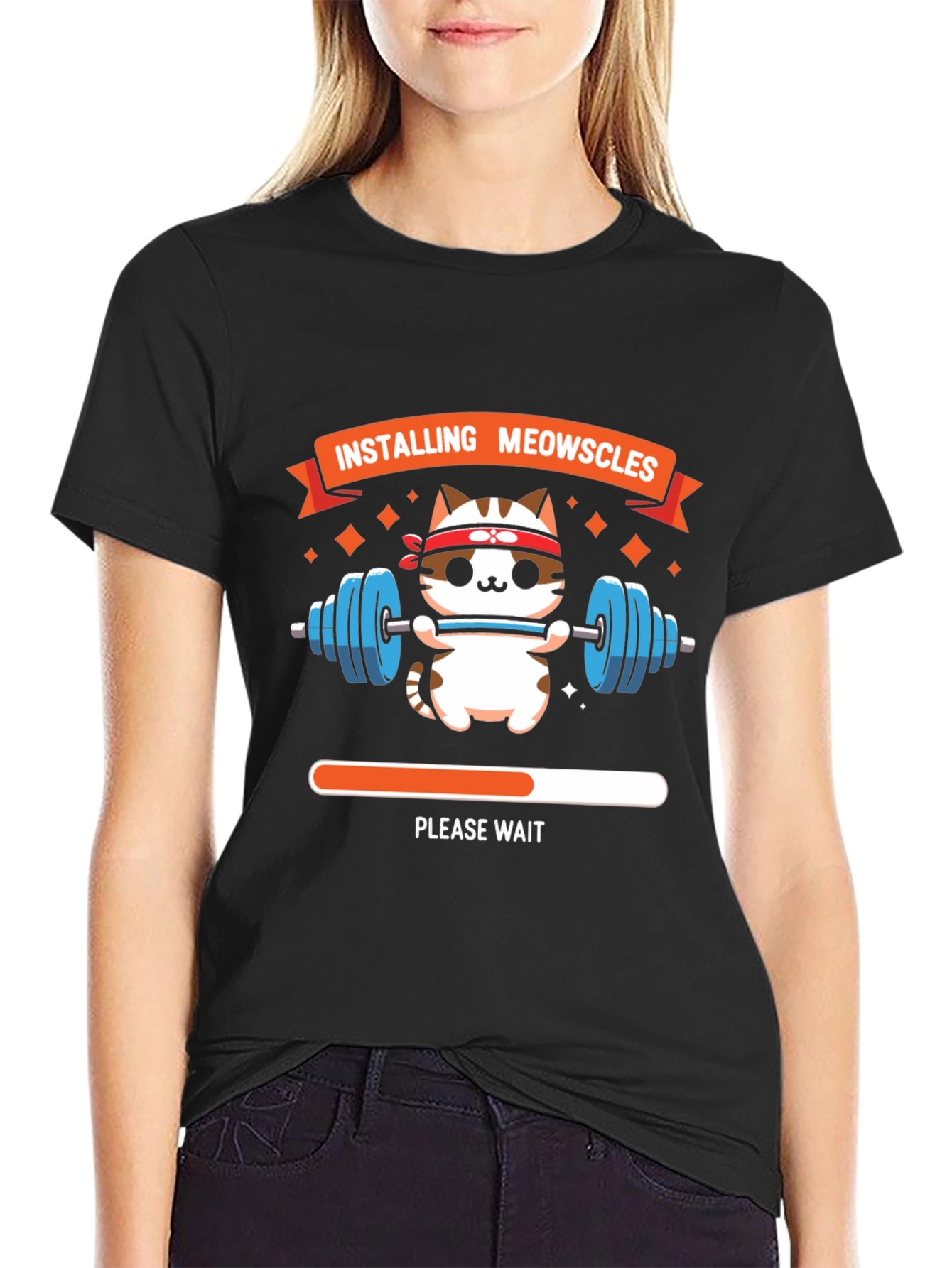 Installing Meowscles Cat Gym T-Shirt