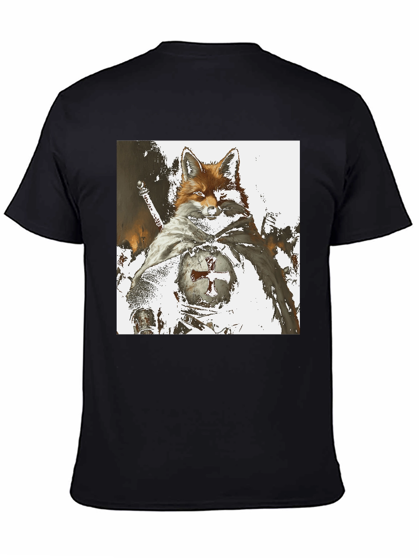 Fox Knight T-Shirt - Unique Graphic Tee