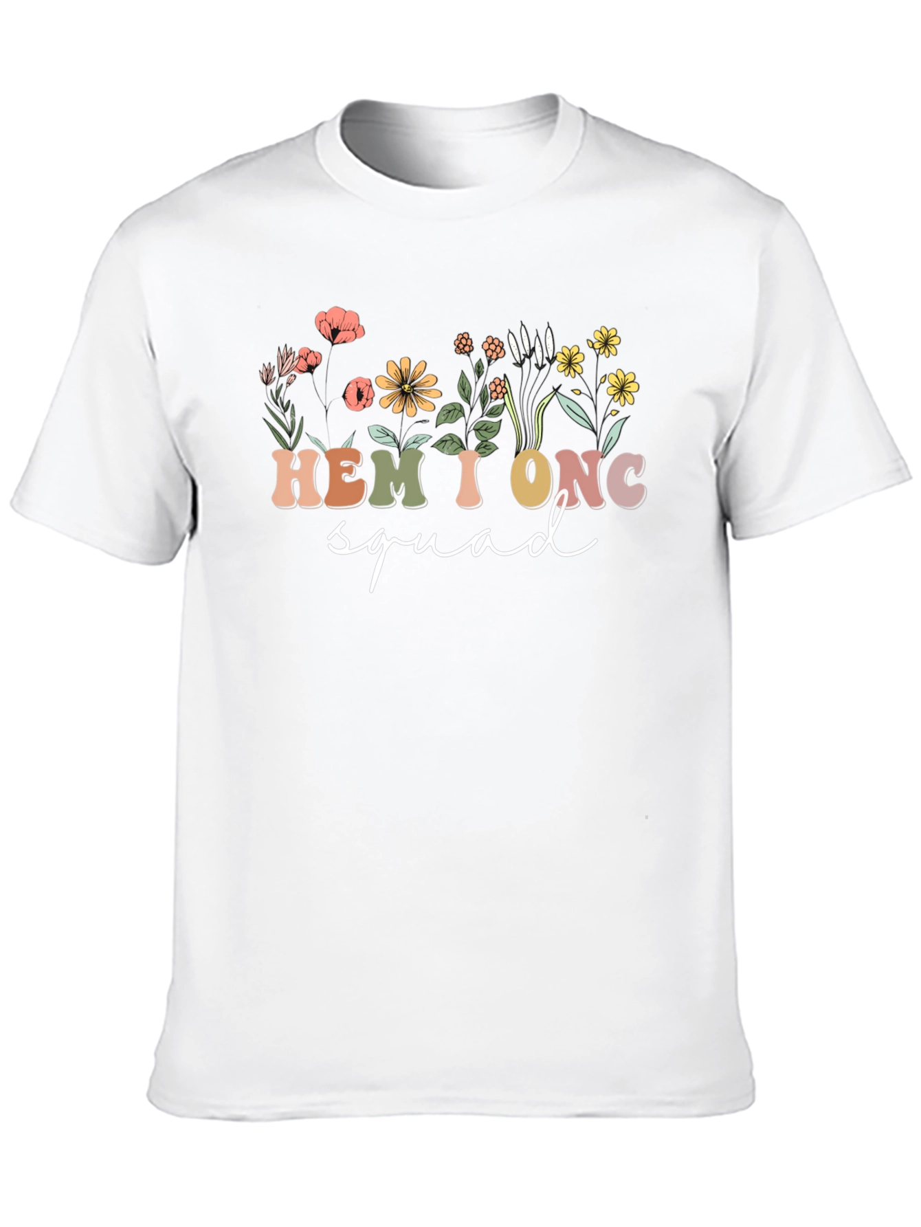 Hemi Onc Squad Floral Graphic T-Shirt