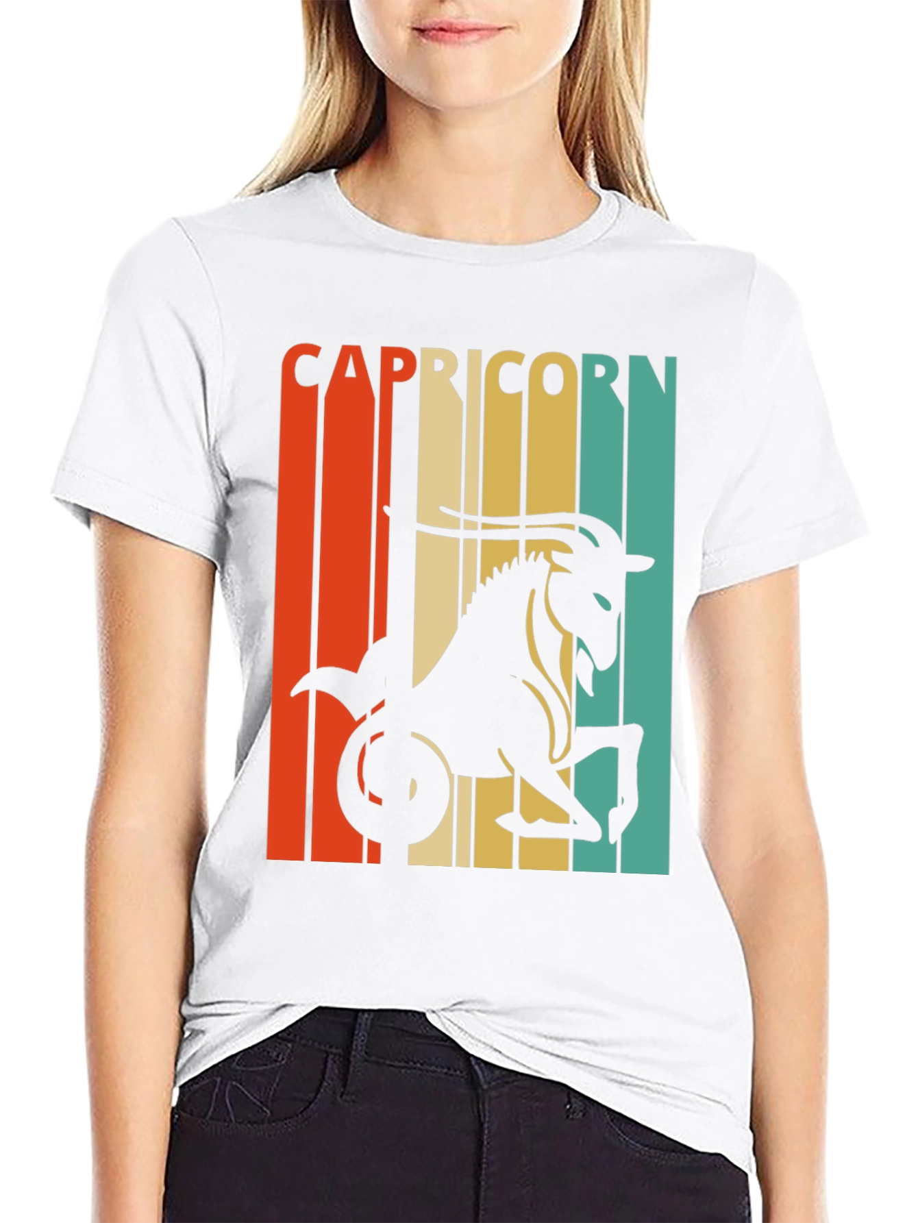 Retro Capricorn Zodiac T-Shirt