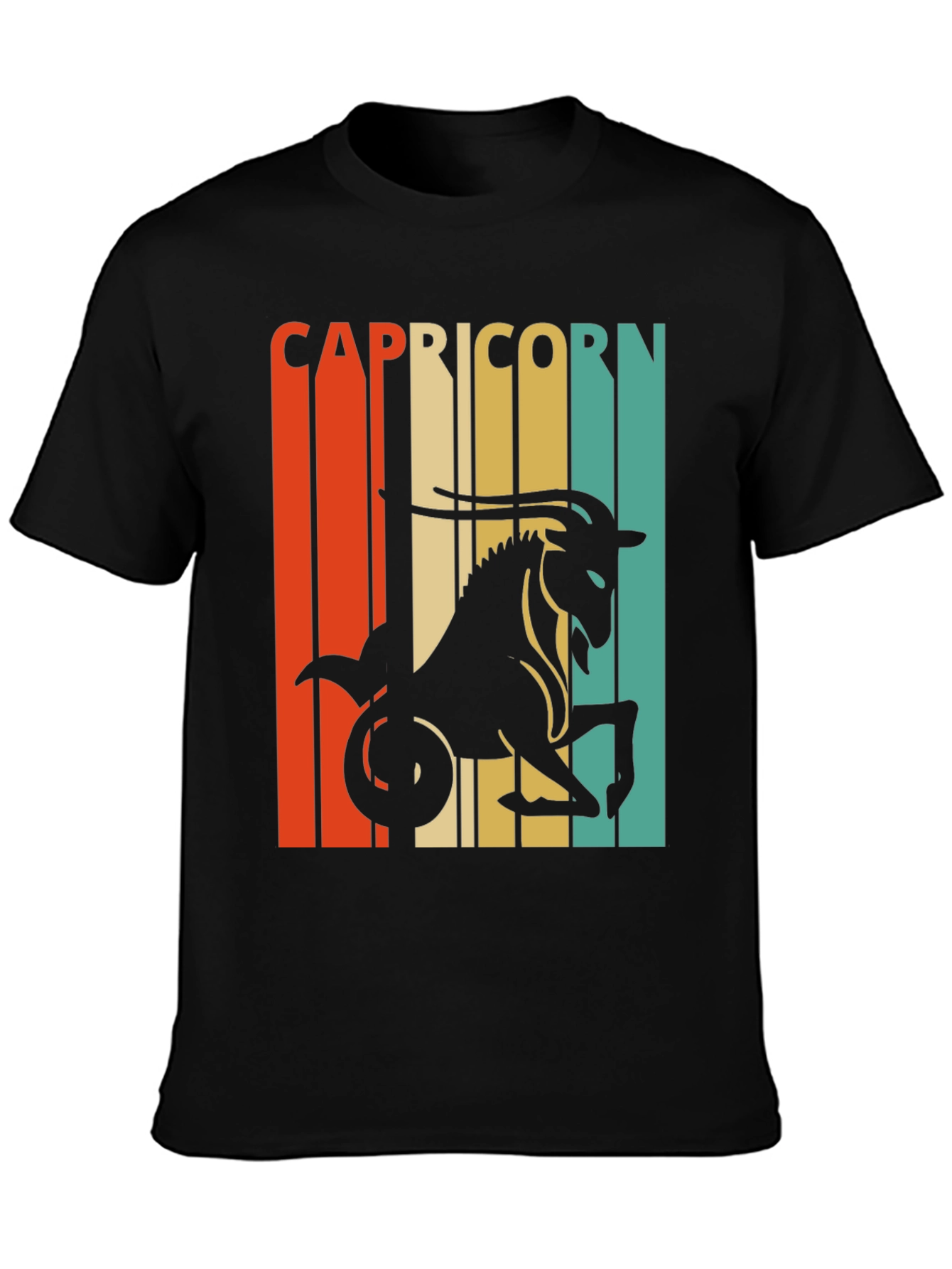 Retro Capricorn Zodiac T-Shirt