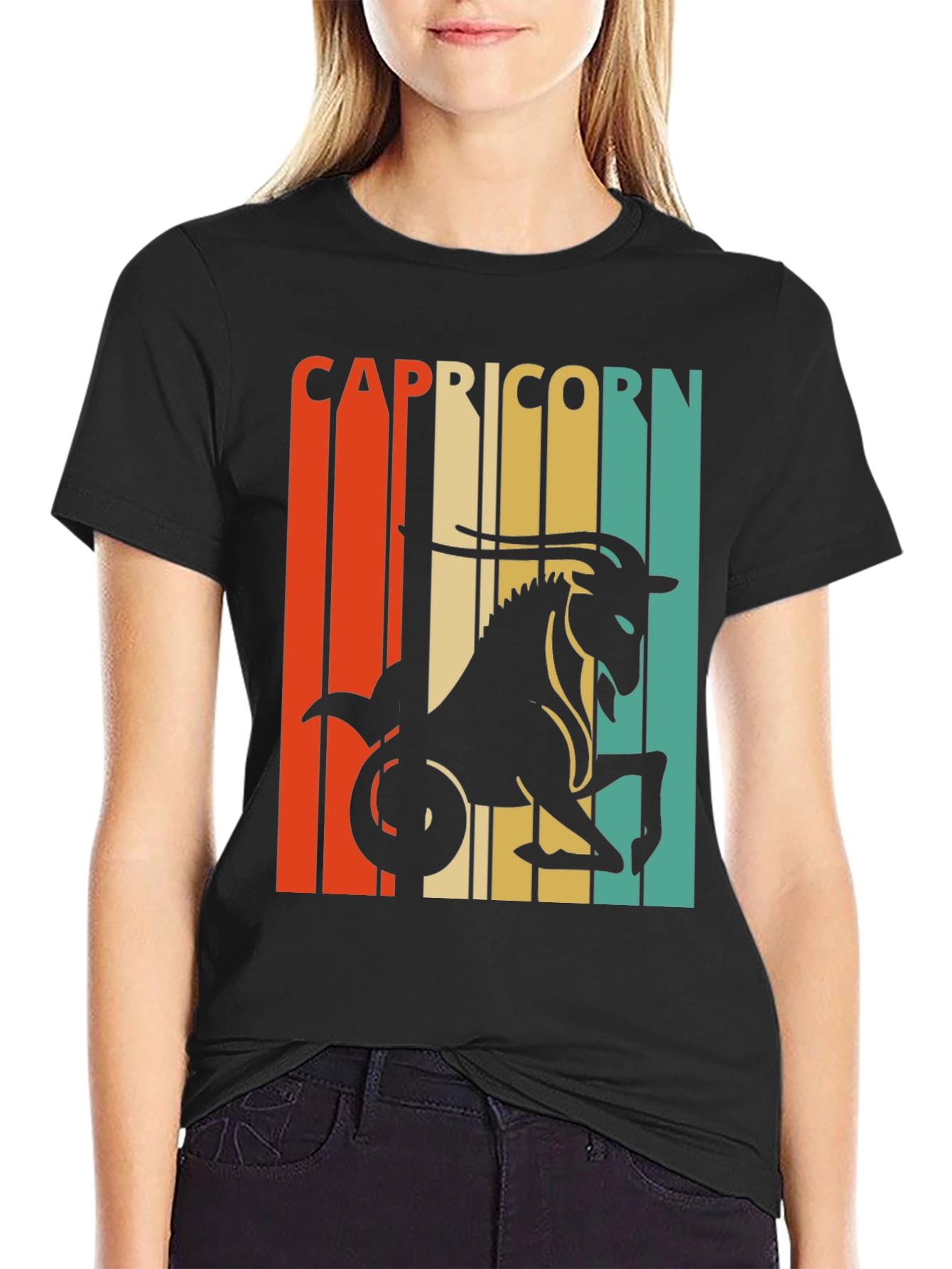 Retro Capricorn Zodiac T-Shirt