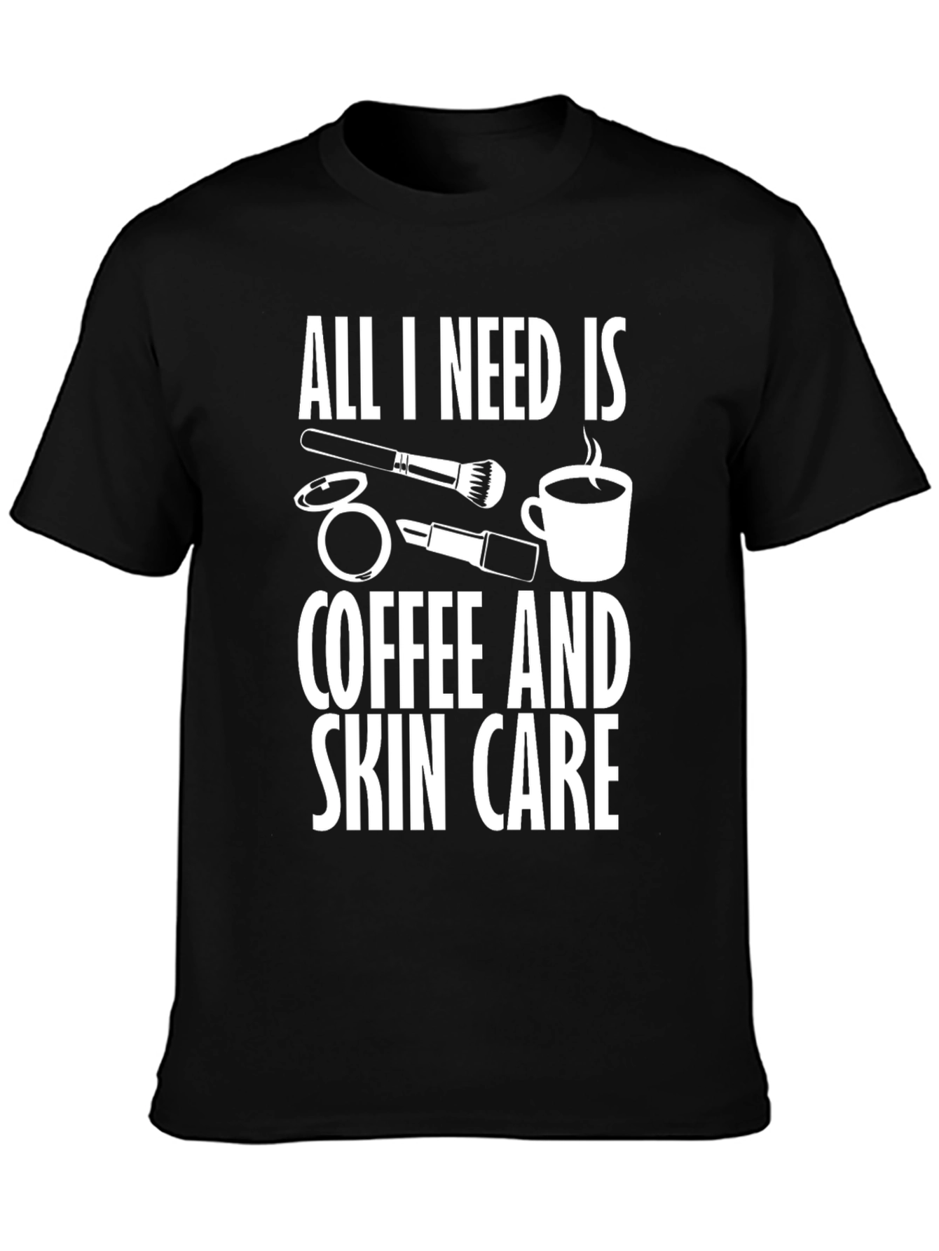 Coffee & Skincare T-Shirt | Novelty Graphic Tee