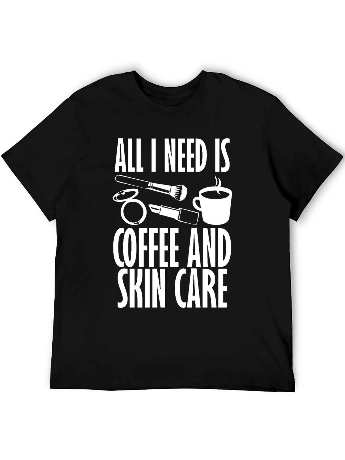 Coffee & Skincare T-Shirt | Novelty Graphic Tee