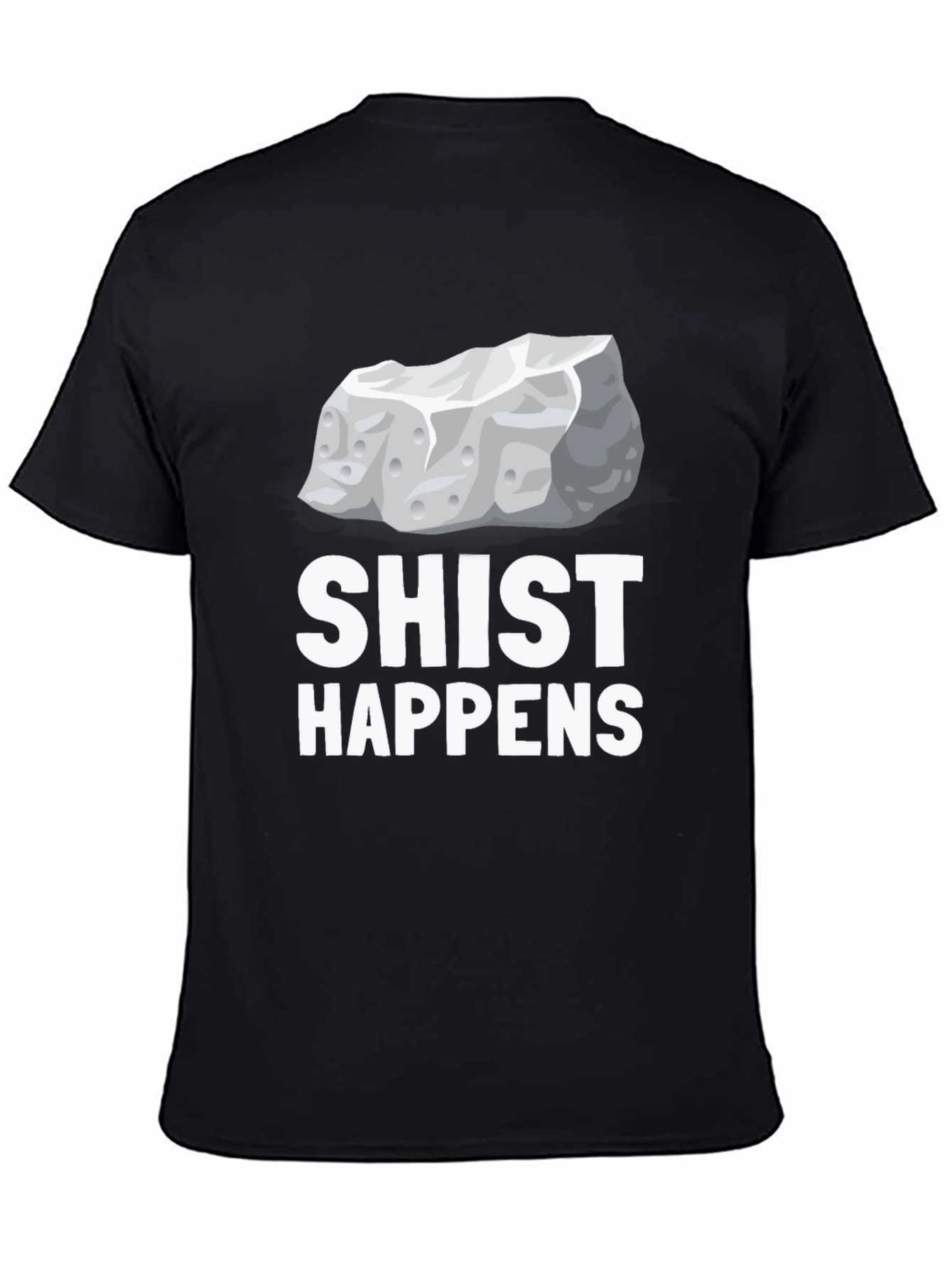 Shist Happens Graphic T-Shirt - Rock Pun Tee