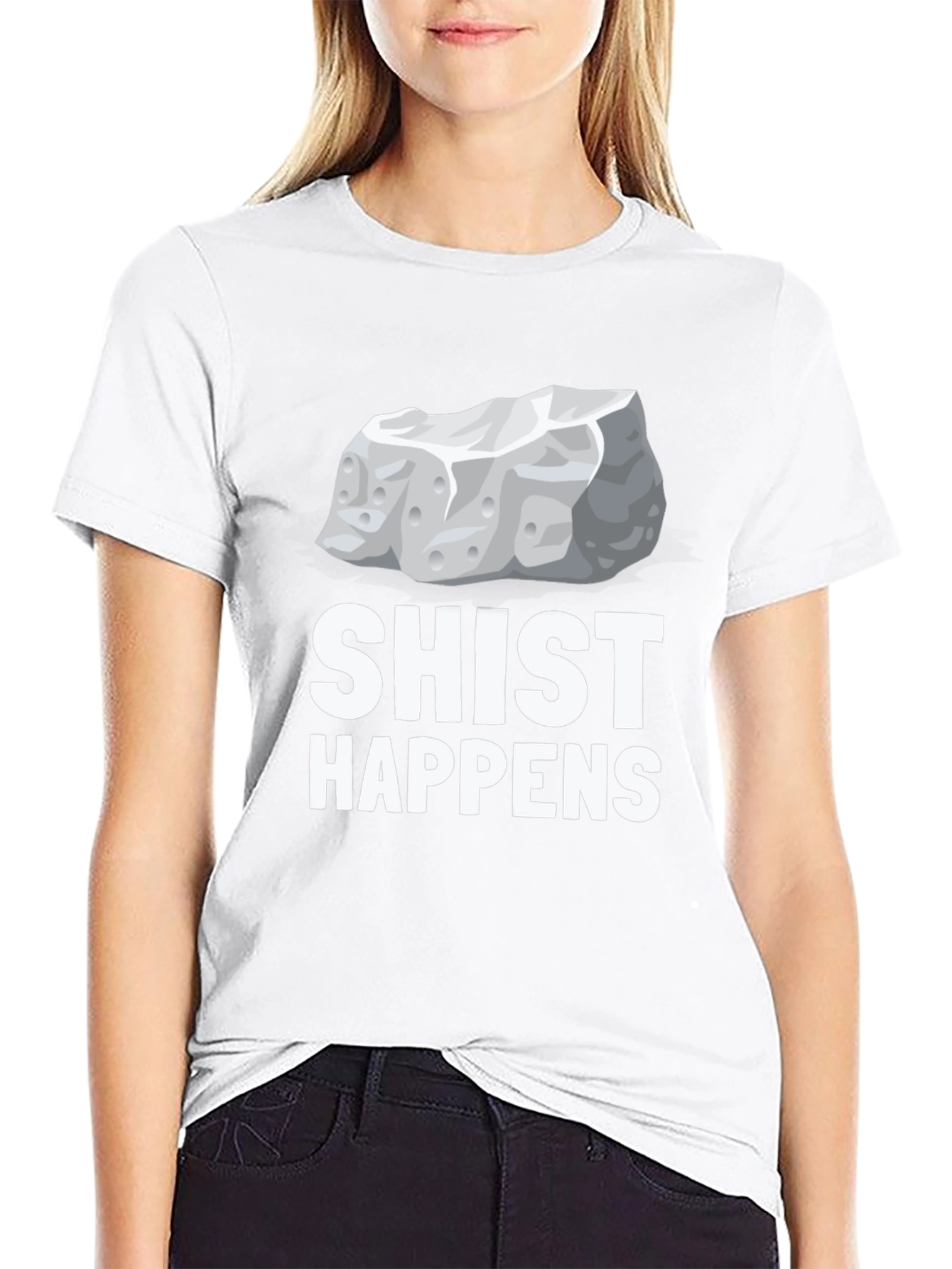 Shist Happens Graphic T-Shirt - Rock Pun Tee
