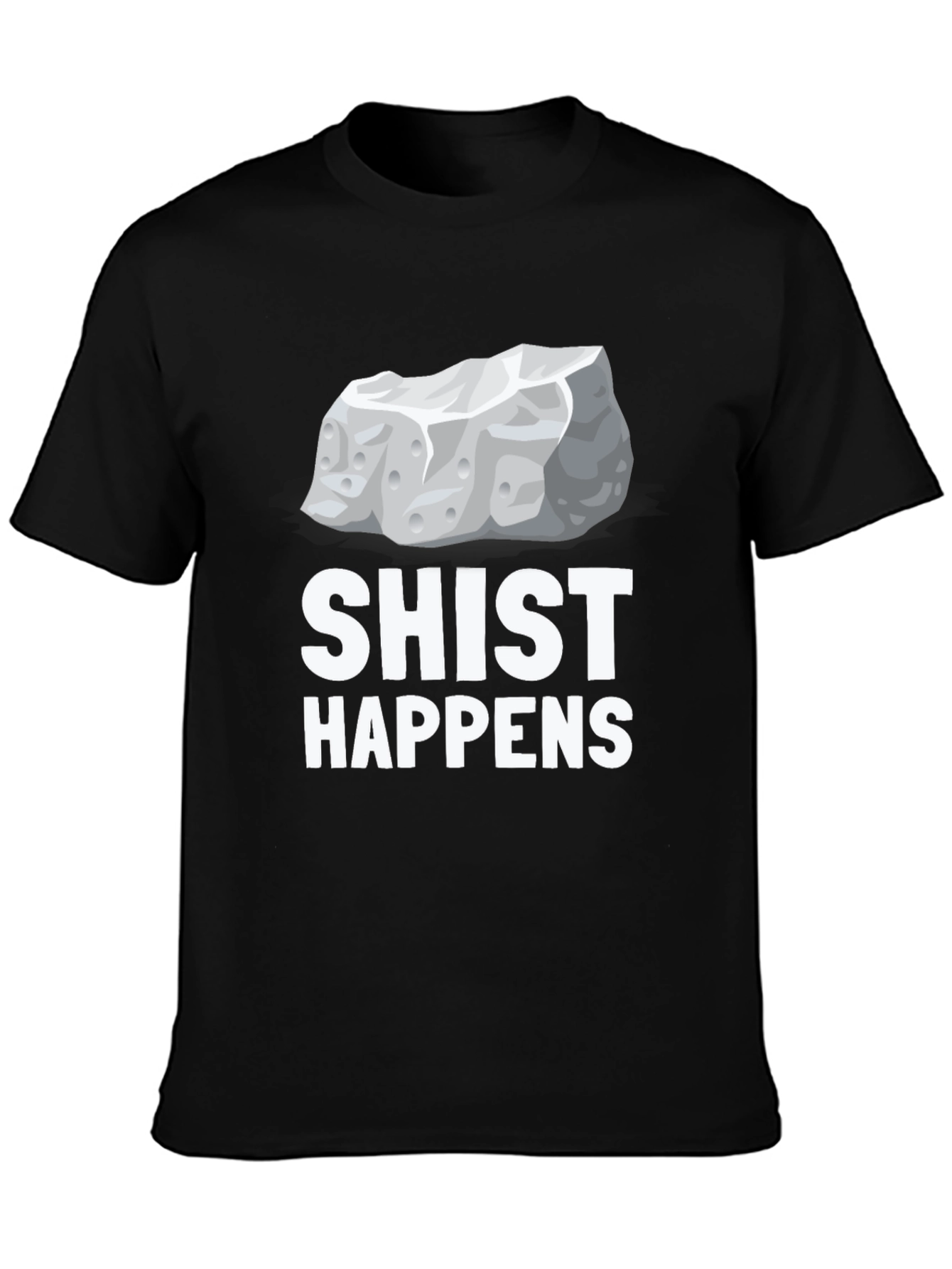Shist Happens Graphic T-Shirt - Rock Pun Tee