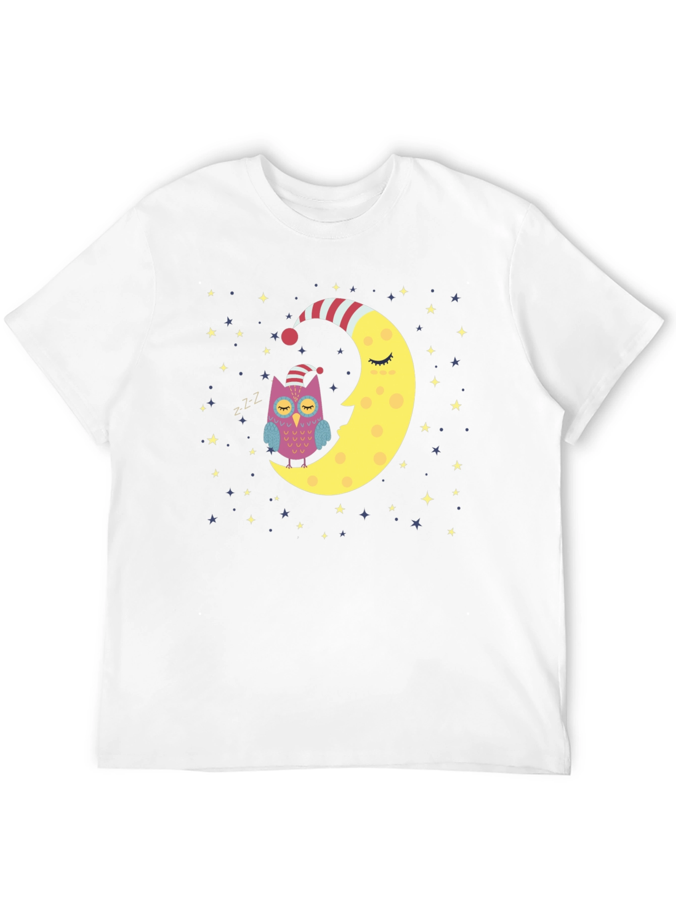 Dreamy Owl Moon T-Shirt - Sleepy Night Tee