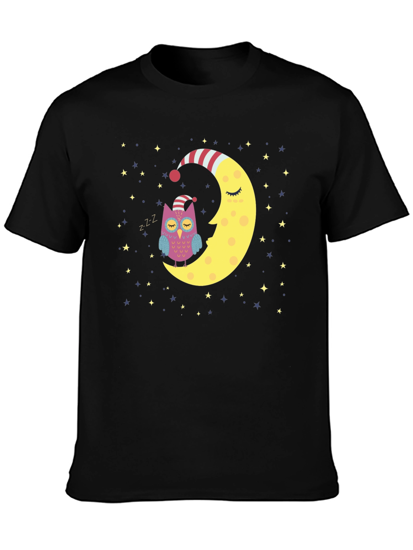 Dreamy Owl Moon T-Shirt - Sleepy Night Tee