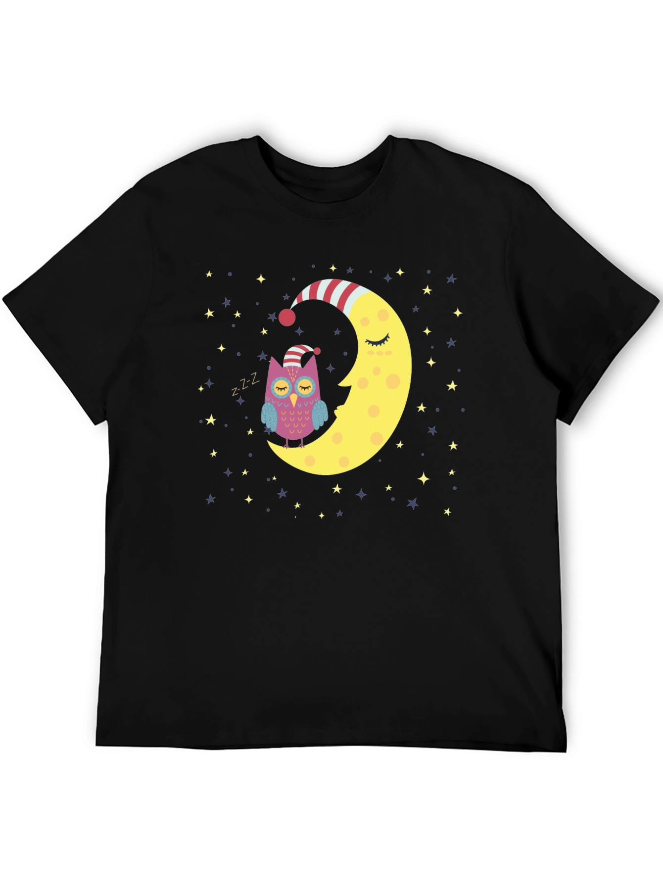 Dreamy Owl Moon T-Shirt - Sleepy Night Tee