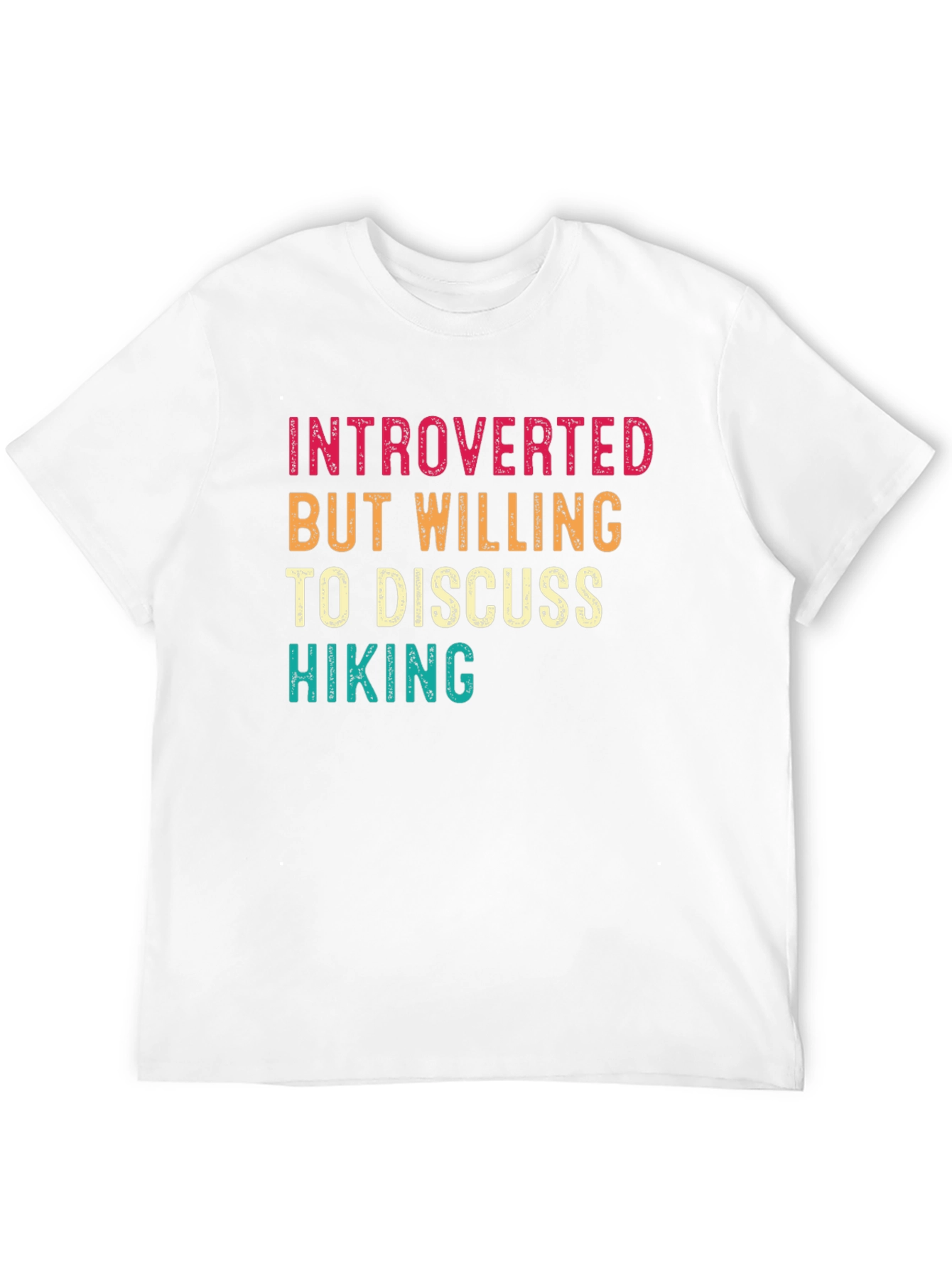 Introverted Hiking T-Shirt - Funny Hiker Tee