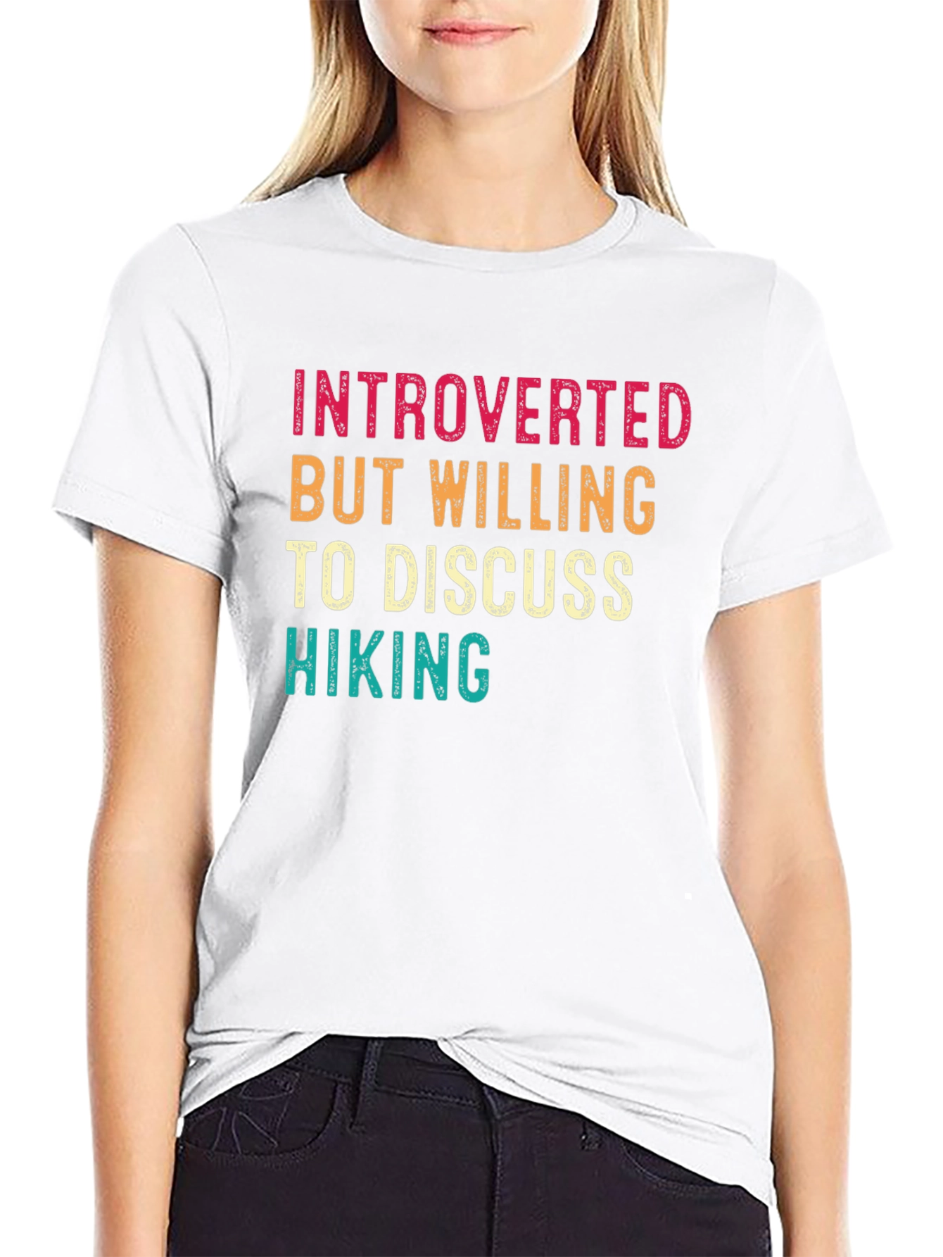 Introverted Hiking T-Shirt - Funny Hiker Tee