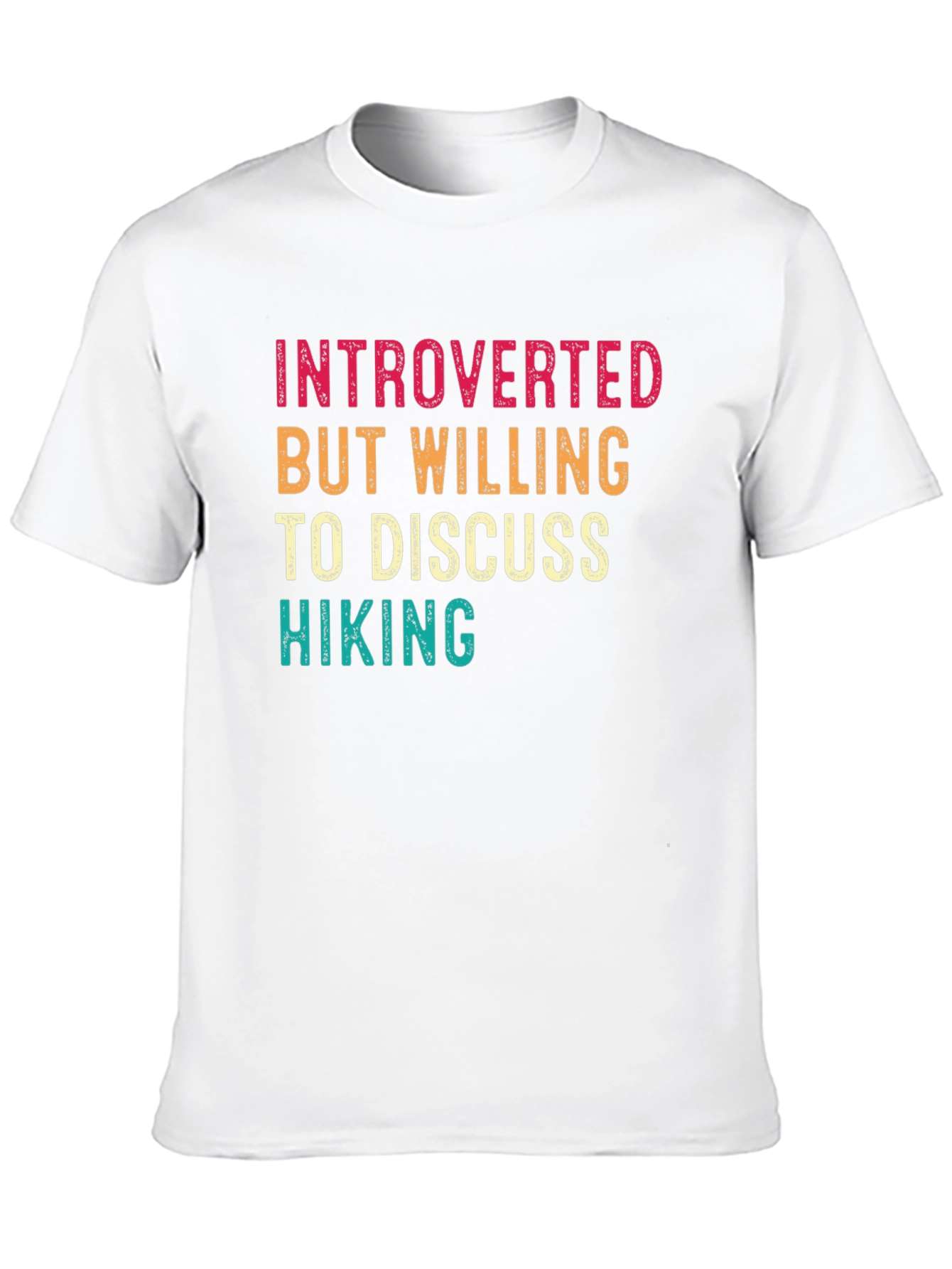 Introverted Hiking T-Shirt - Funny Hiker Tee