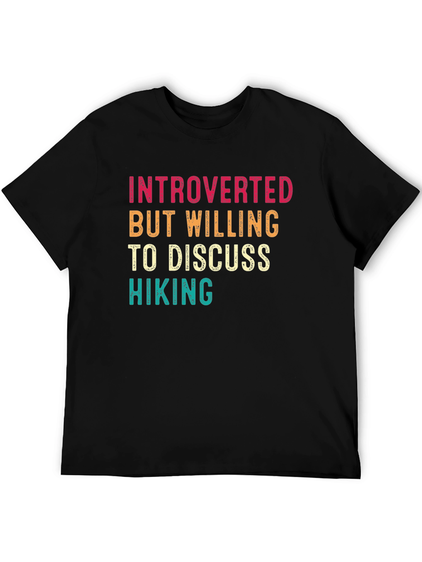 Introverted Hiking T-Shirt - Funny Hiker Tee