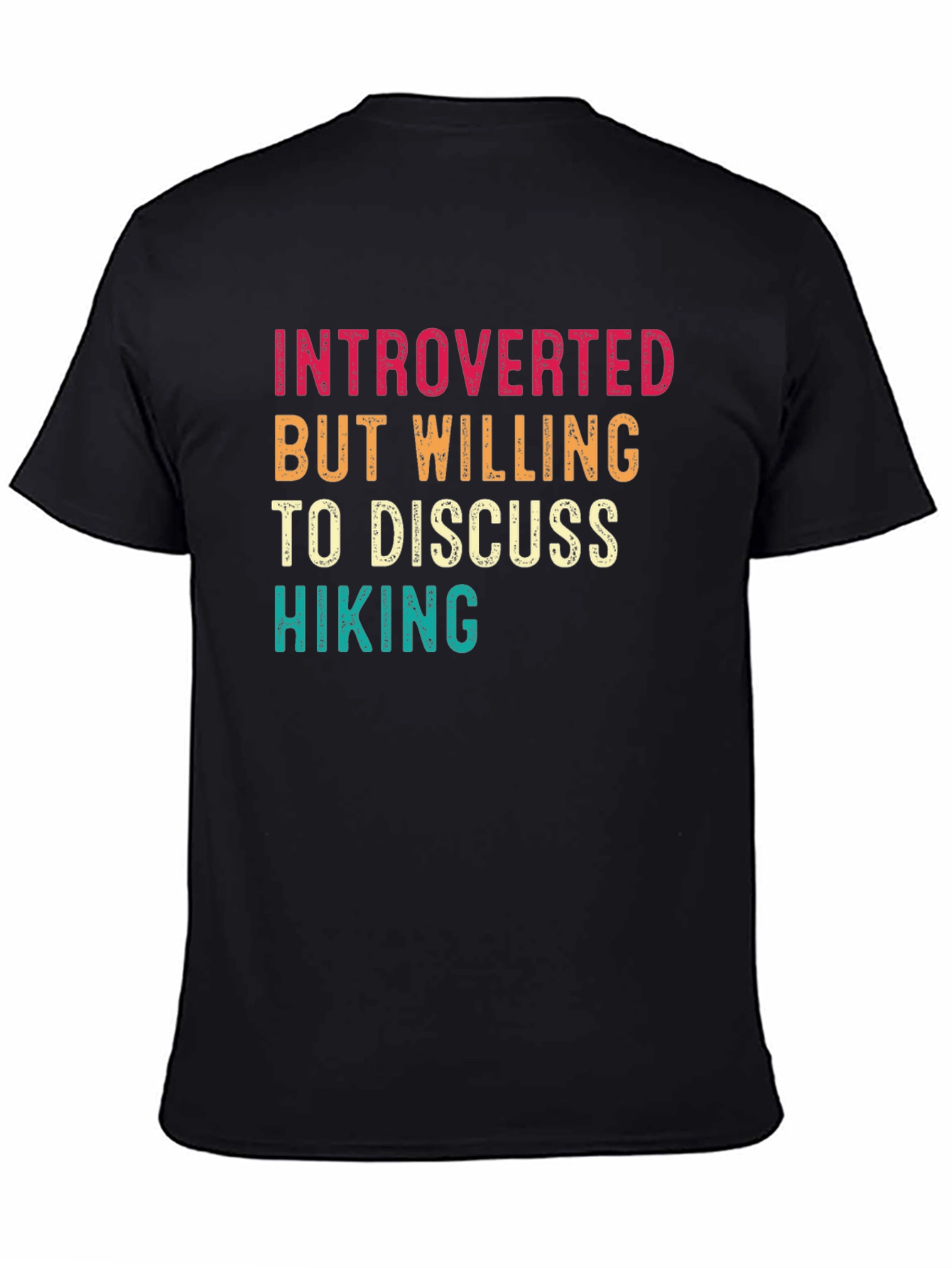 Introverted Hiking T-Shirt - Funny Hiker Tee