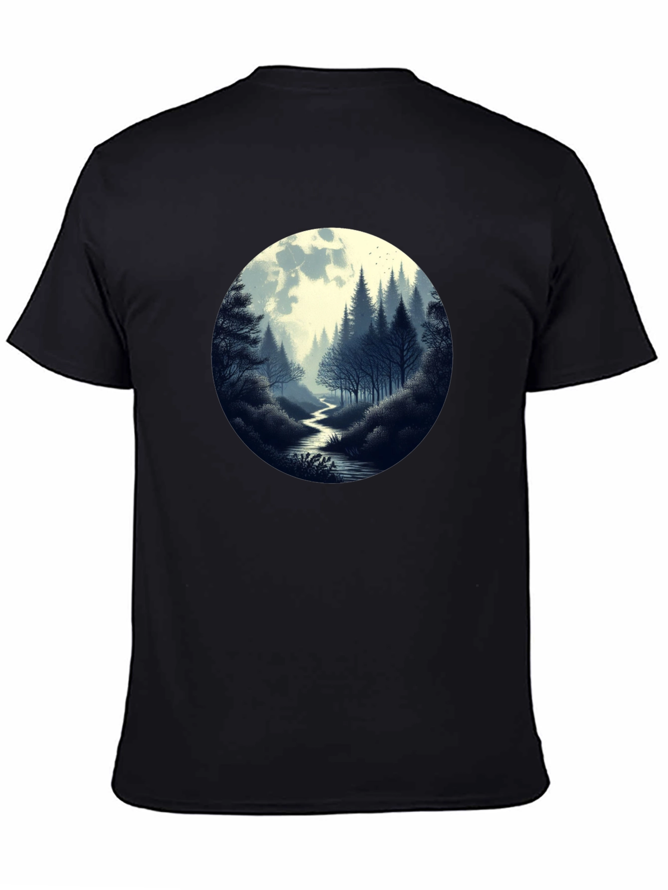 Nature Scene Graphic Print Tee