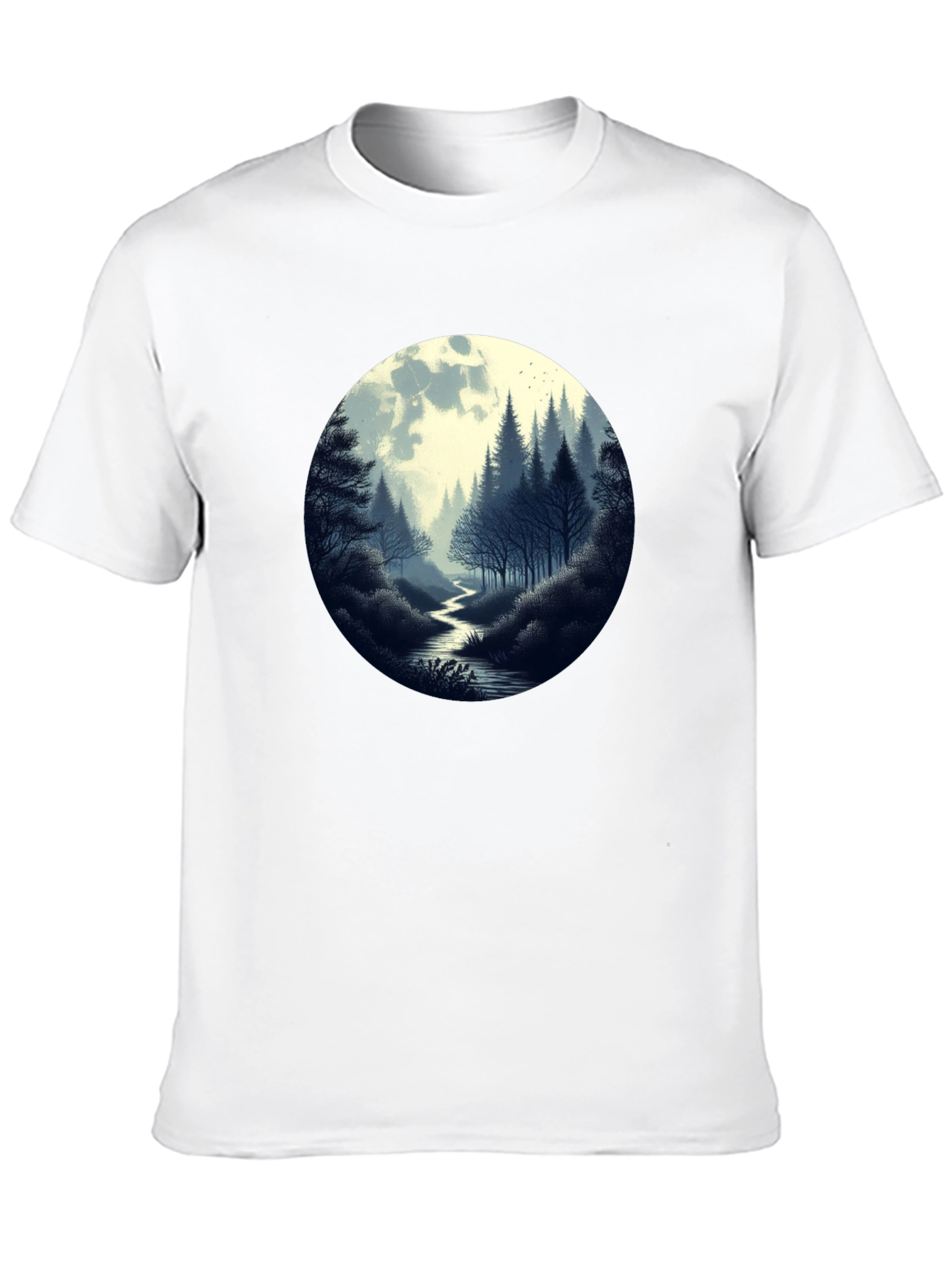 Nature Scene Graphic Print Tee