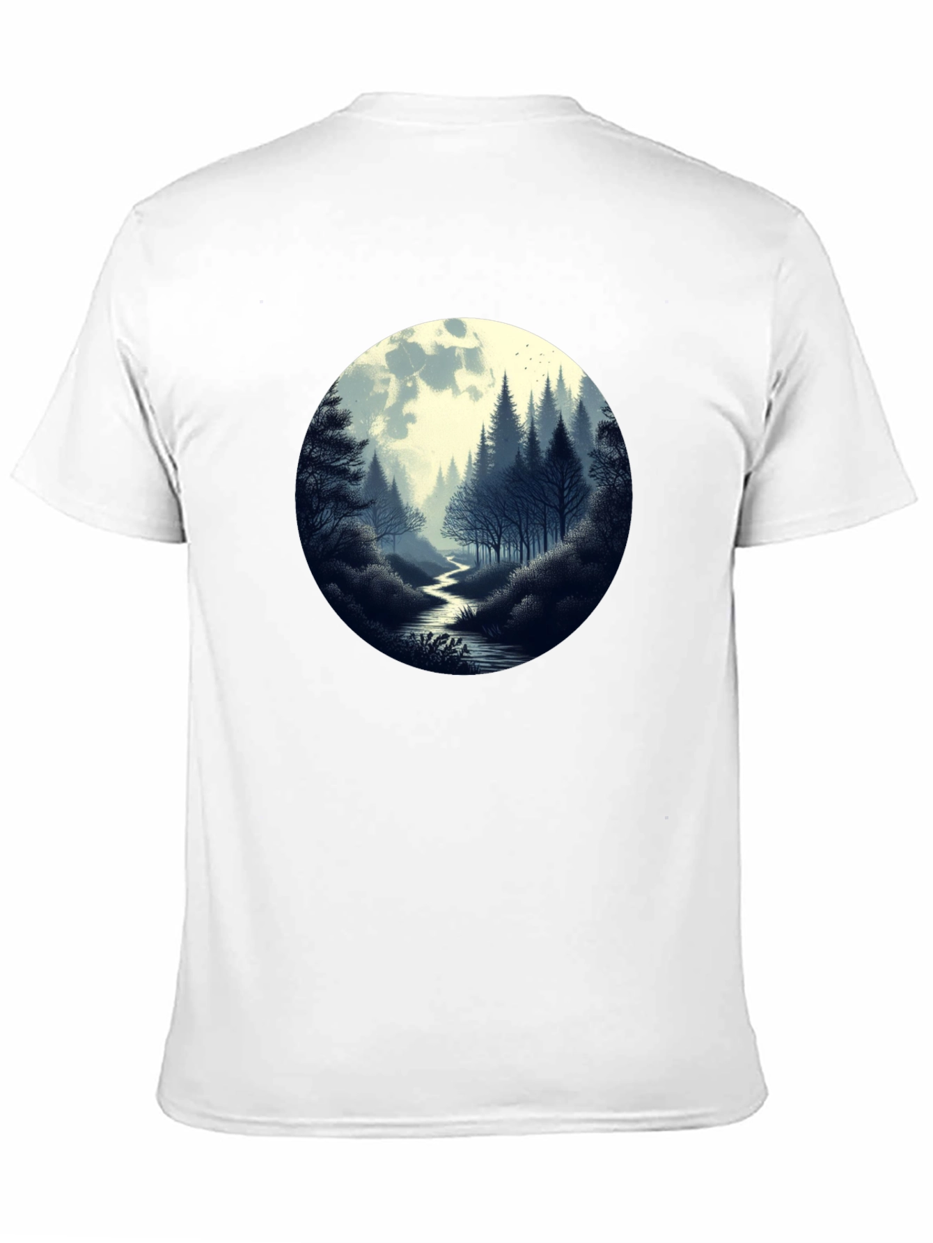 Nature Scene Graphic Print Tee