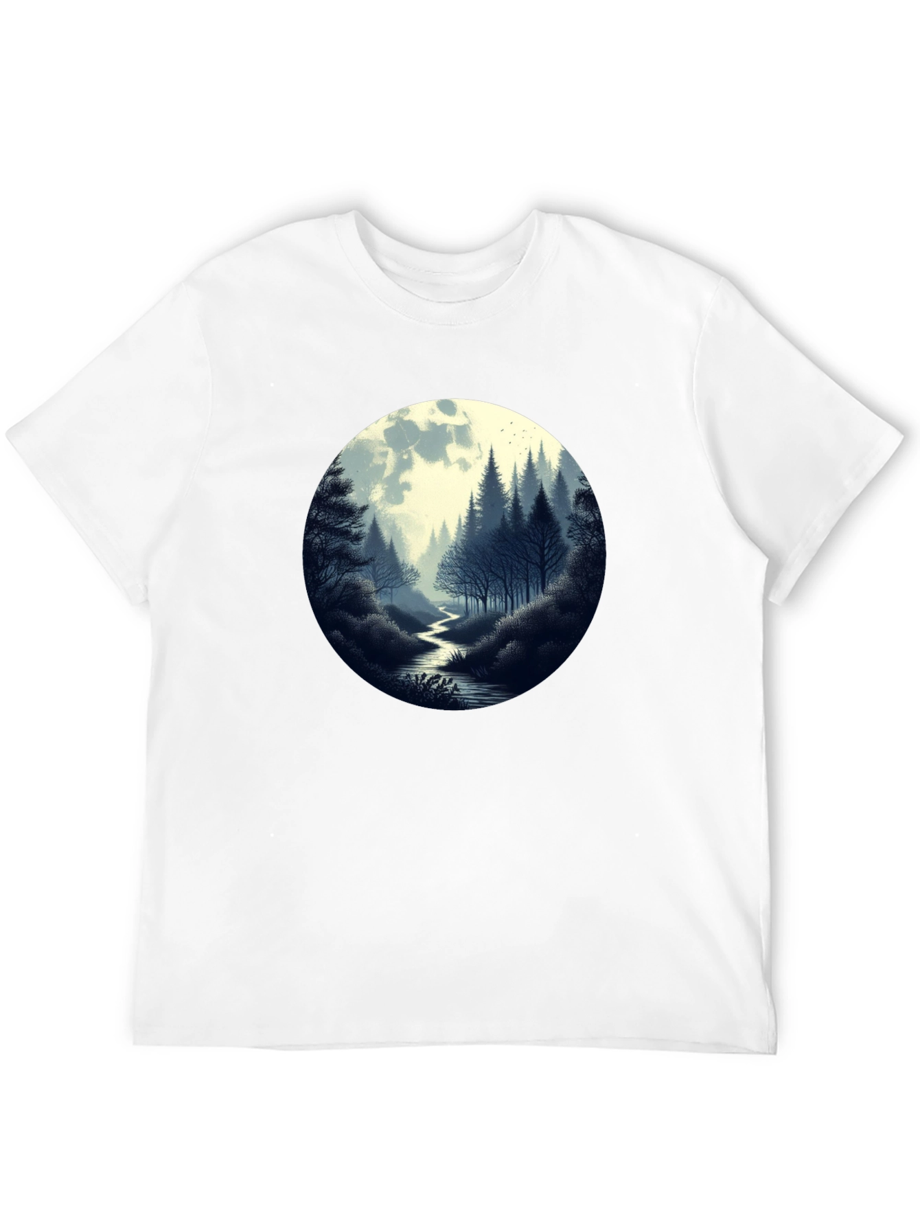 Nature Scene Graphic Print Tee