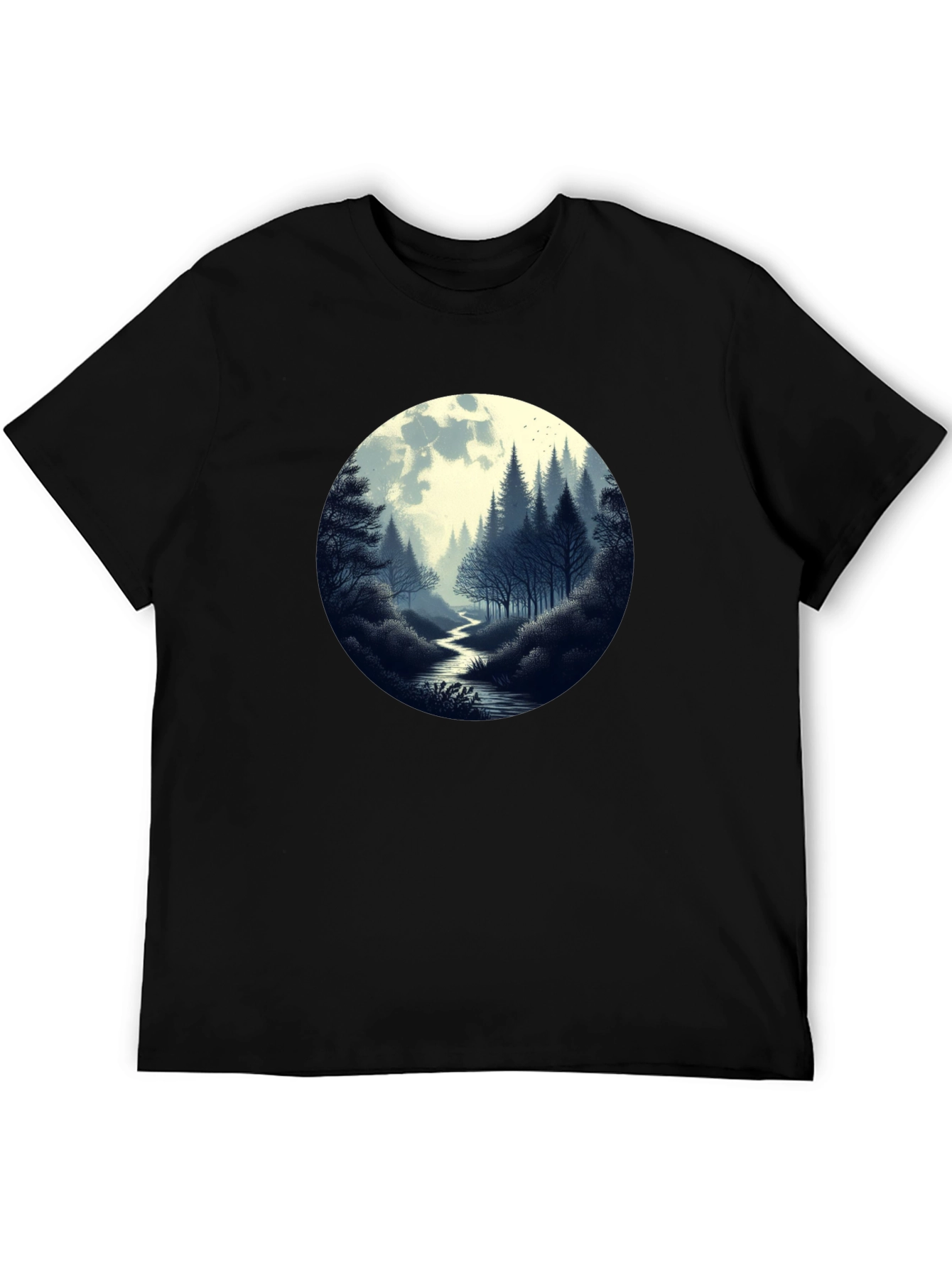 Nature Scene Graphic Print Tee