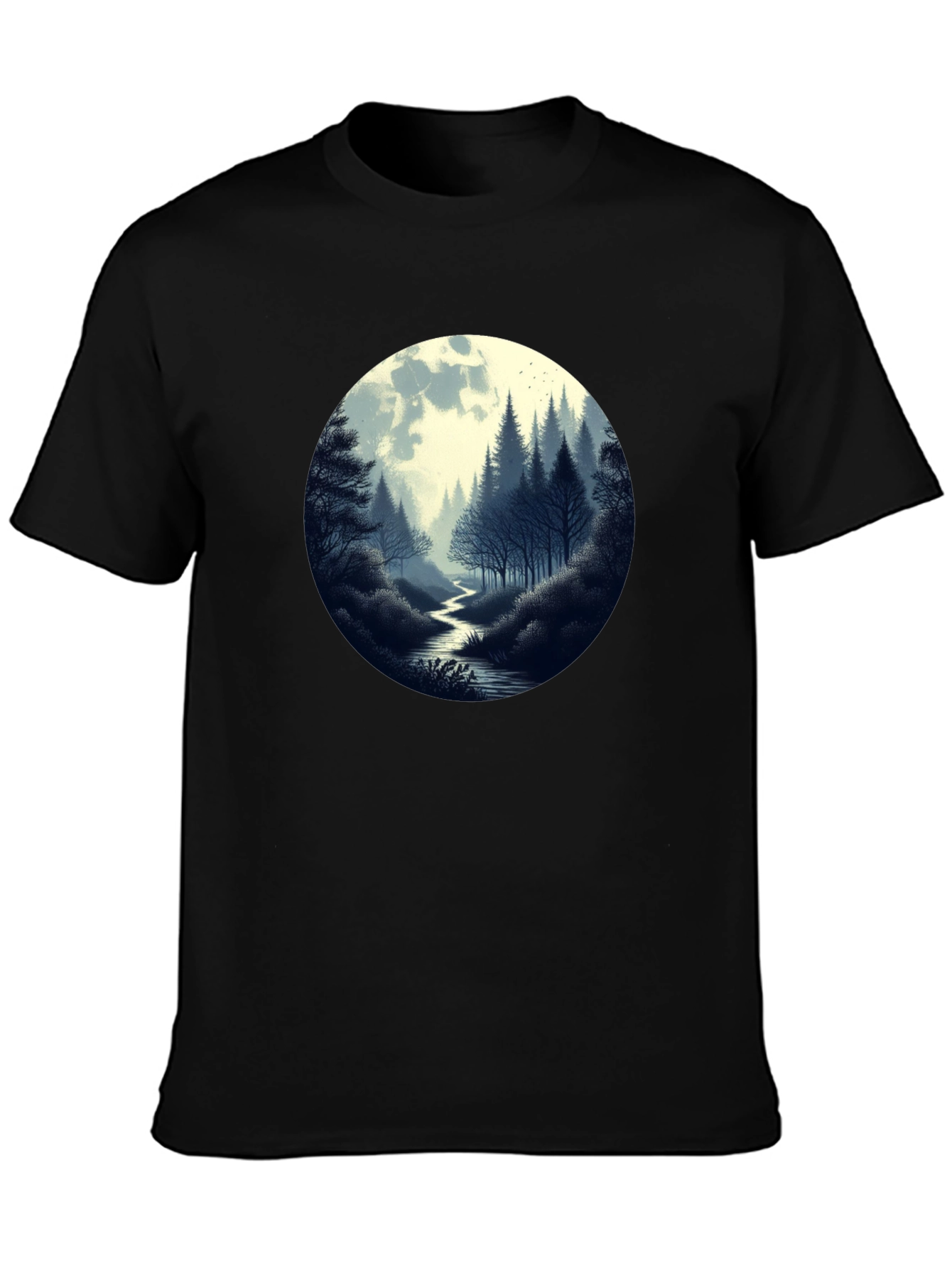 Nature Scene Graphic Print Tee