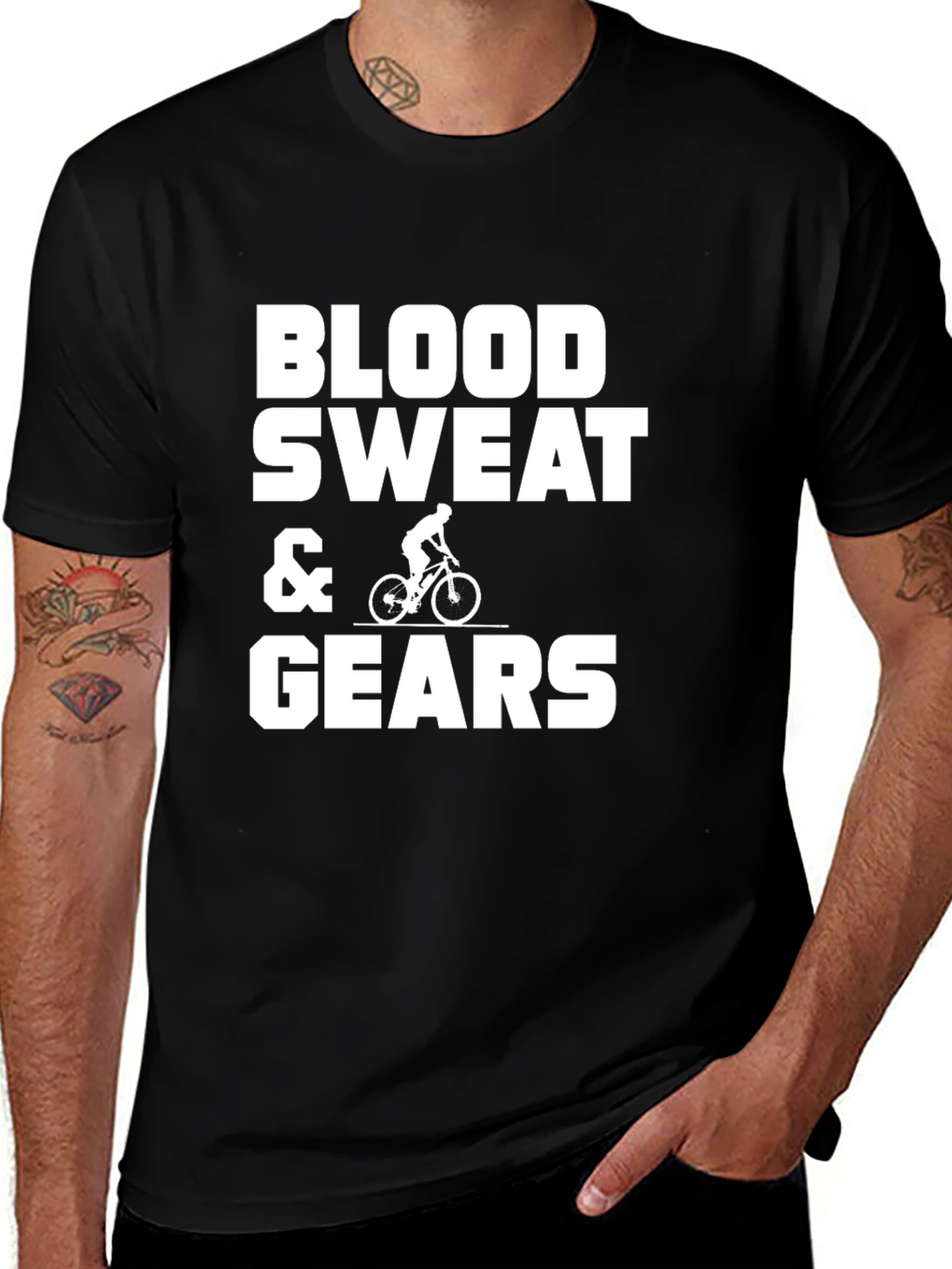 Blood Sweat & Gears T-Shirt - Cycling Graphic Tee