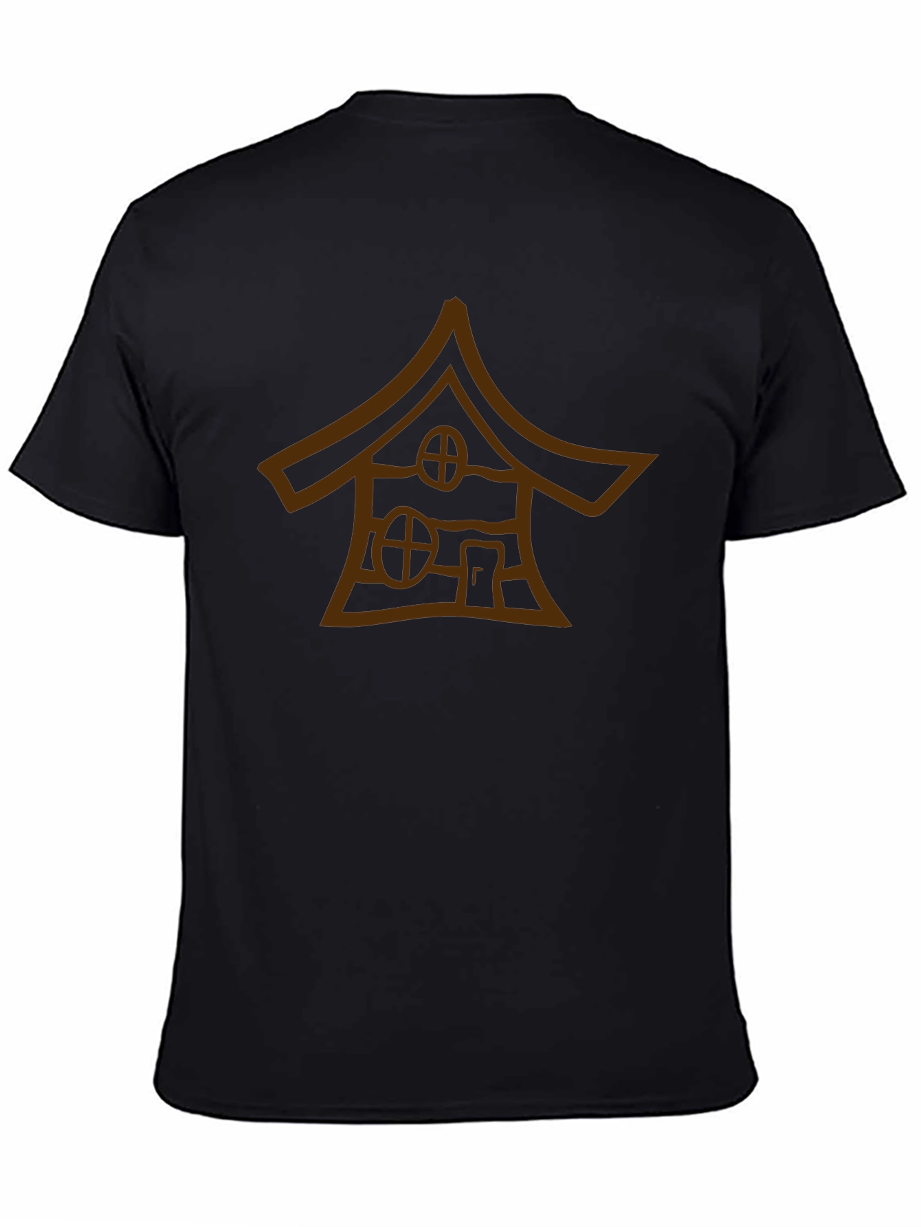 Cabin Graphic Tee - Black Unique Design