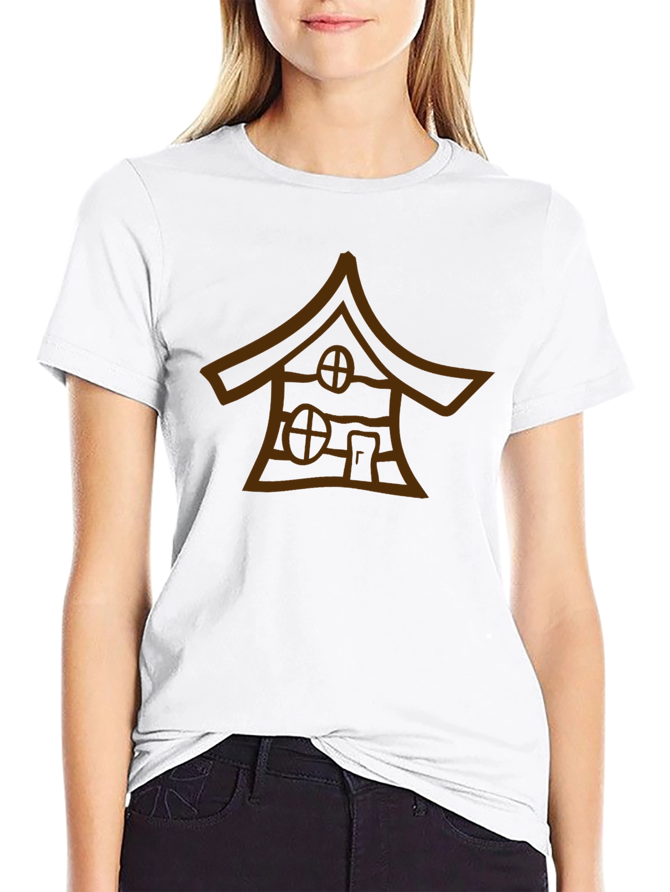 Cabin Graphic Tee - Black Unique Design