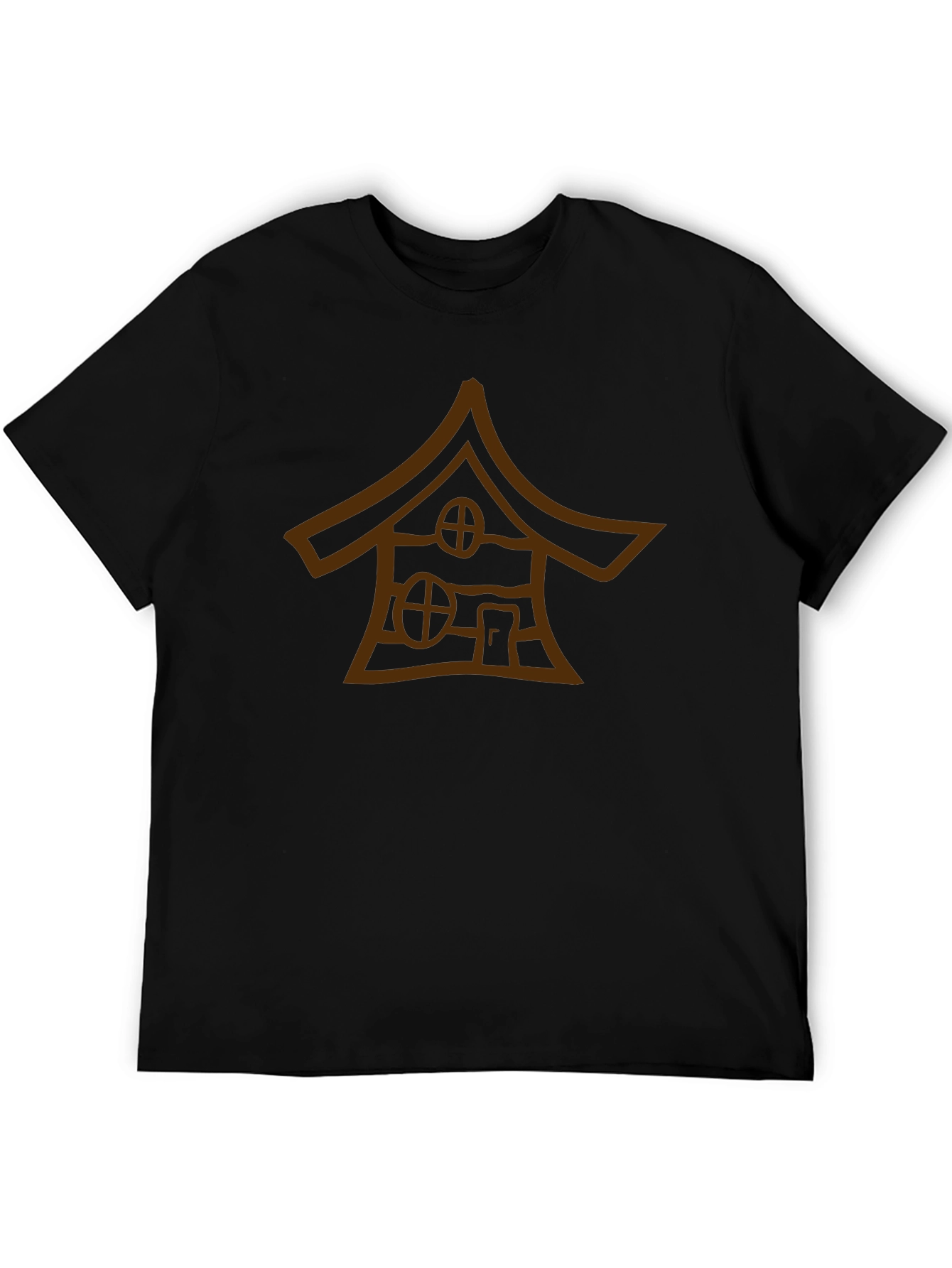 Cabin Graphic Tee - Black Unique Design