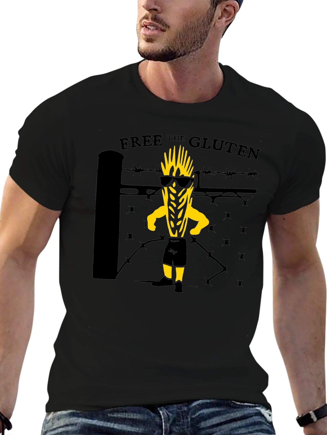 Free the Gluten Graphic T-Shirt