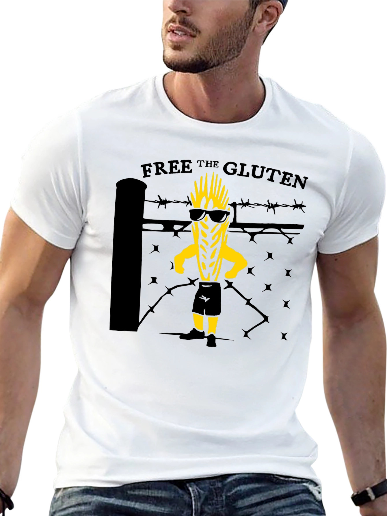Free the Gluten Graphic T-Shirt