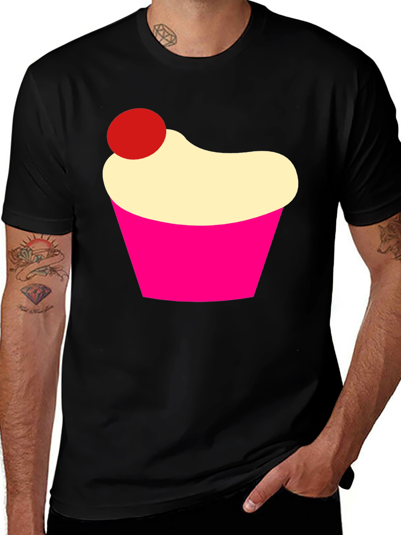 Cupcake Graphic Tee - Sweet Treat Shirt