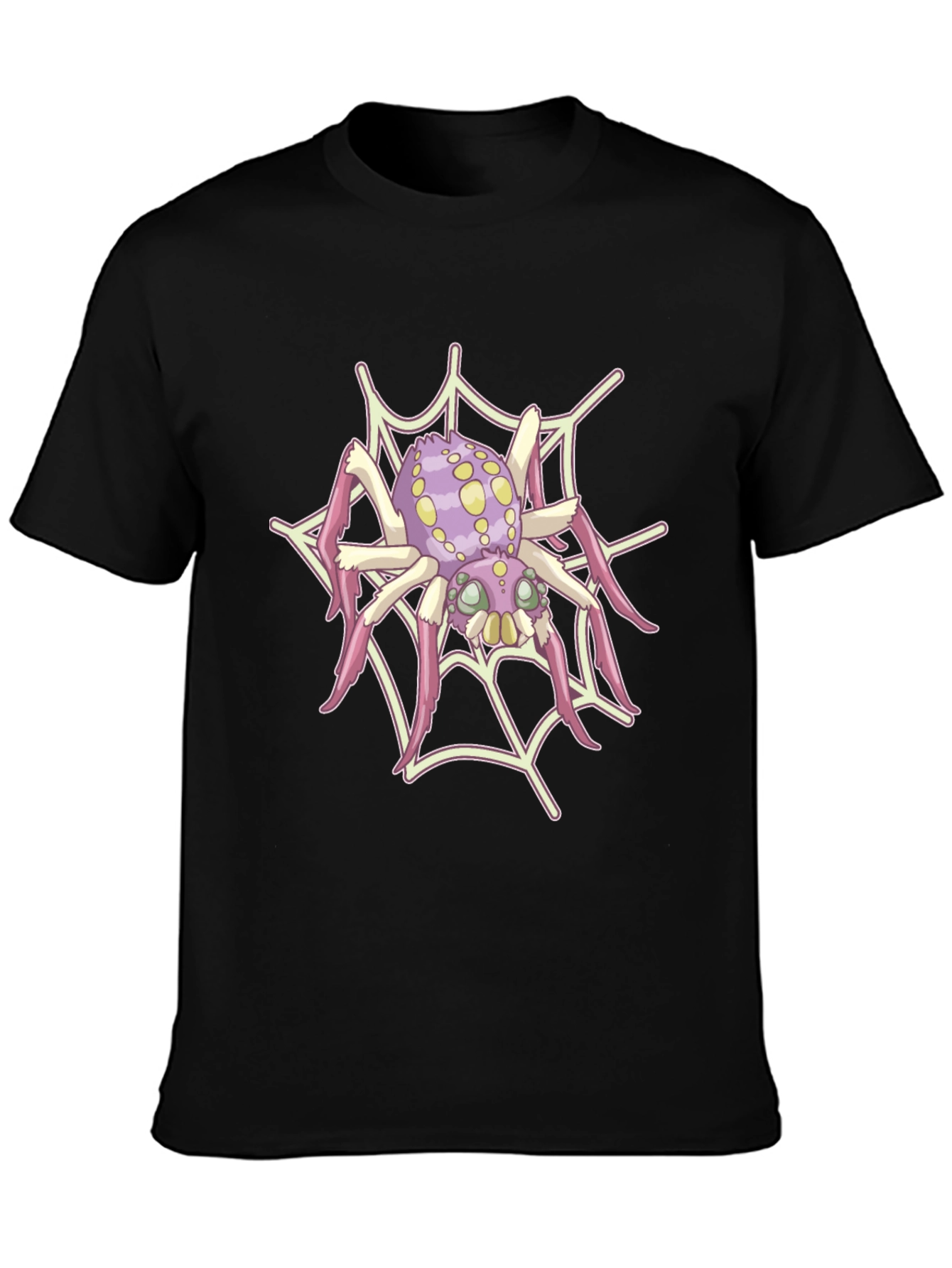 Spider Web Graphic Tee - Fun & Unique Design