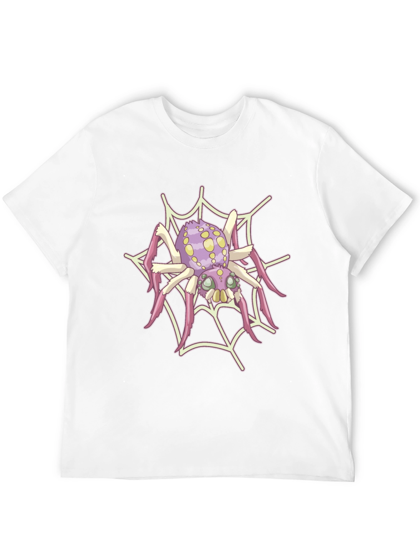 Spider Web Graphic Tee - Fun & Unique Design
