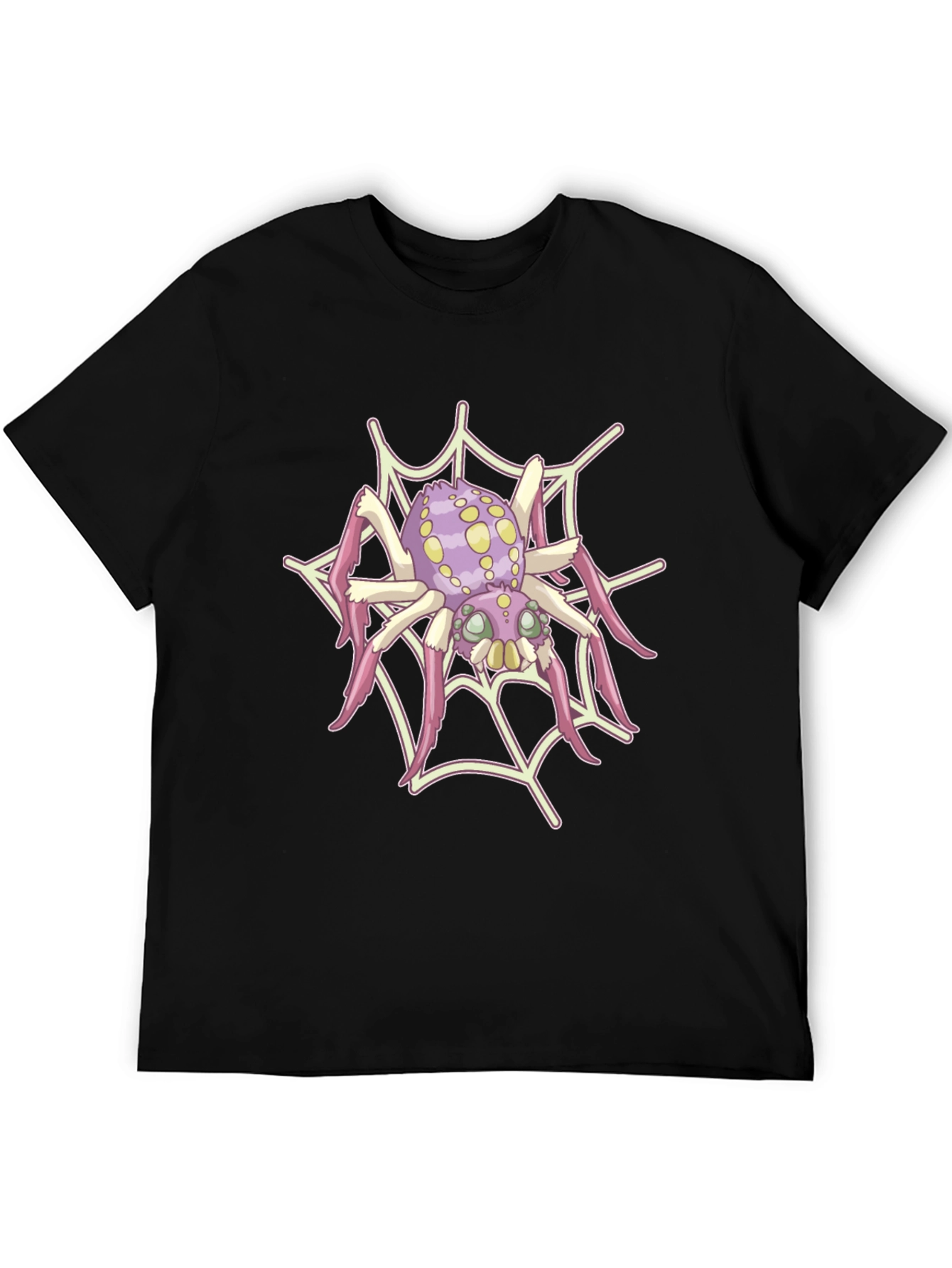 Spider Web Graphic Tee - Fun & Unique Design