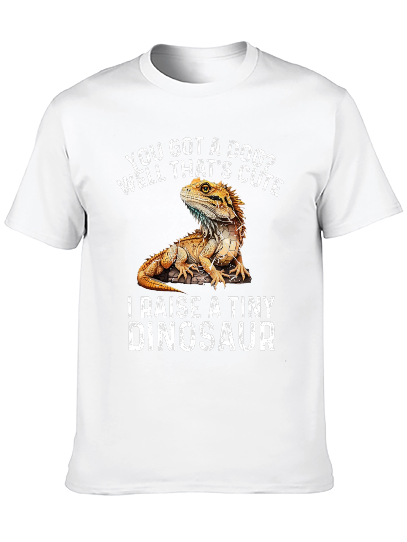 Funny Bearded Dragon T-Shirt - Raise a Tiny Dinosaur