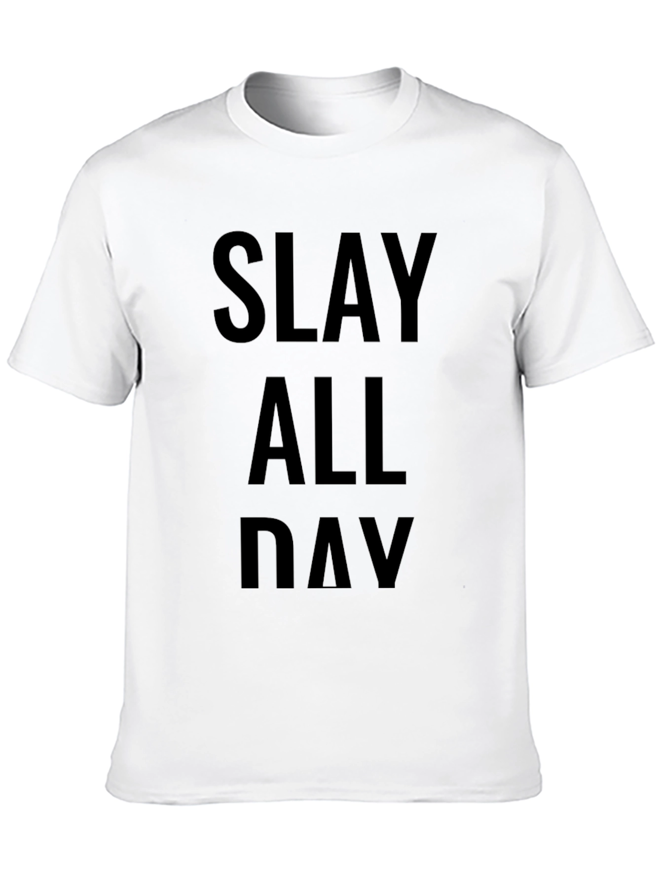 Slay All Day Black Graphic Tee