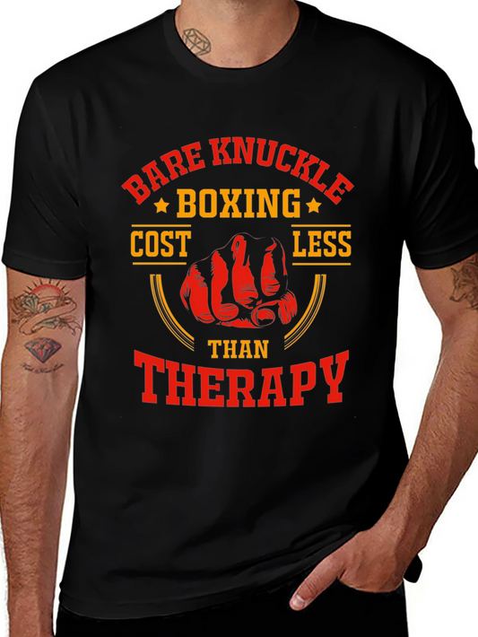 Bare Knuckle Boxing T-Shirt - Funny Therapy Alternative