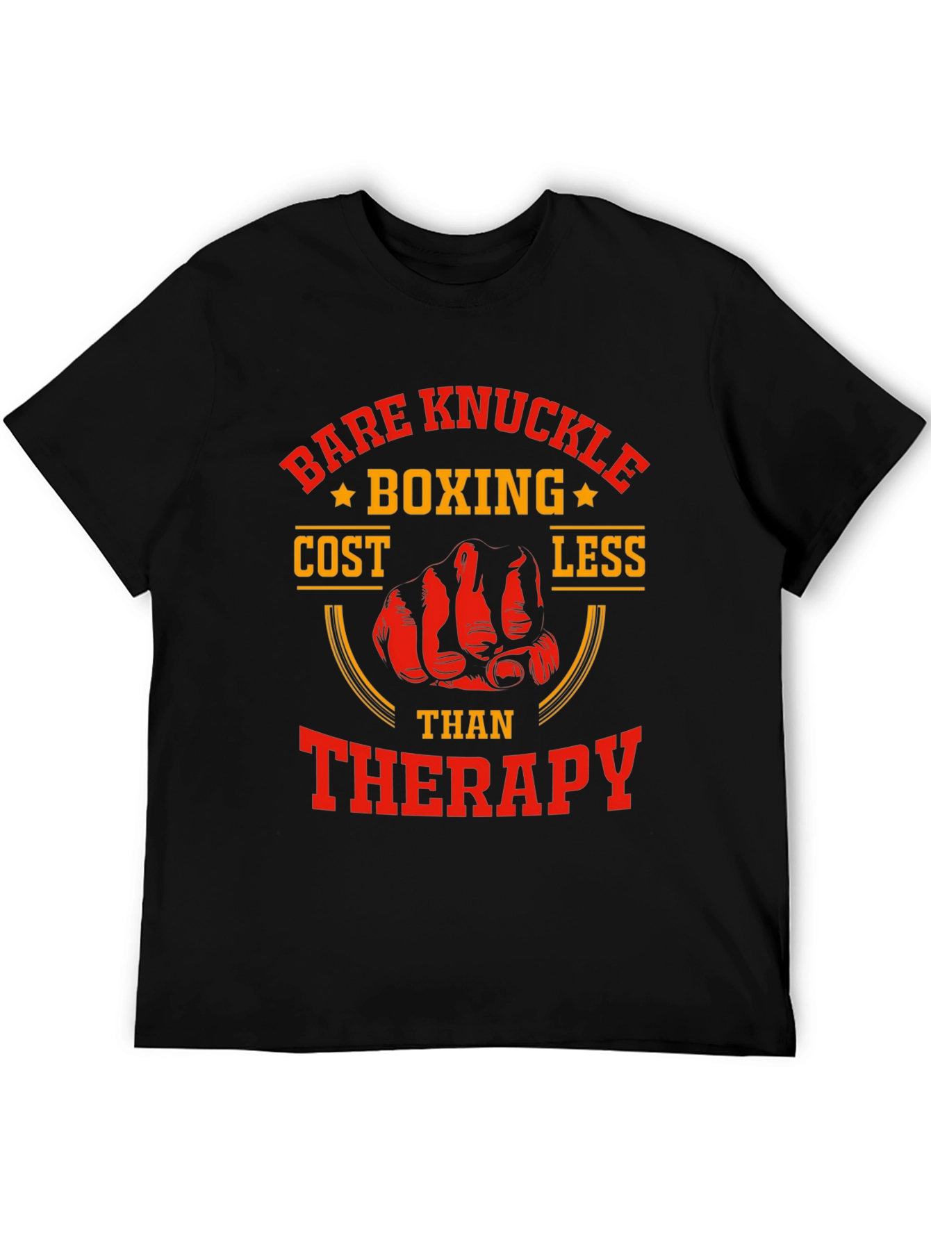 Bare Knuckle Boxing T-Shirt - Funny Therapy Alternative