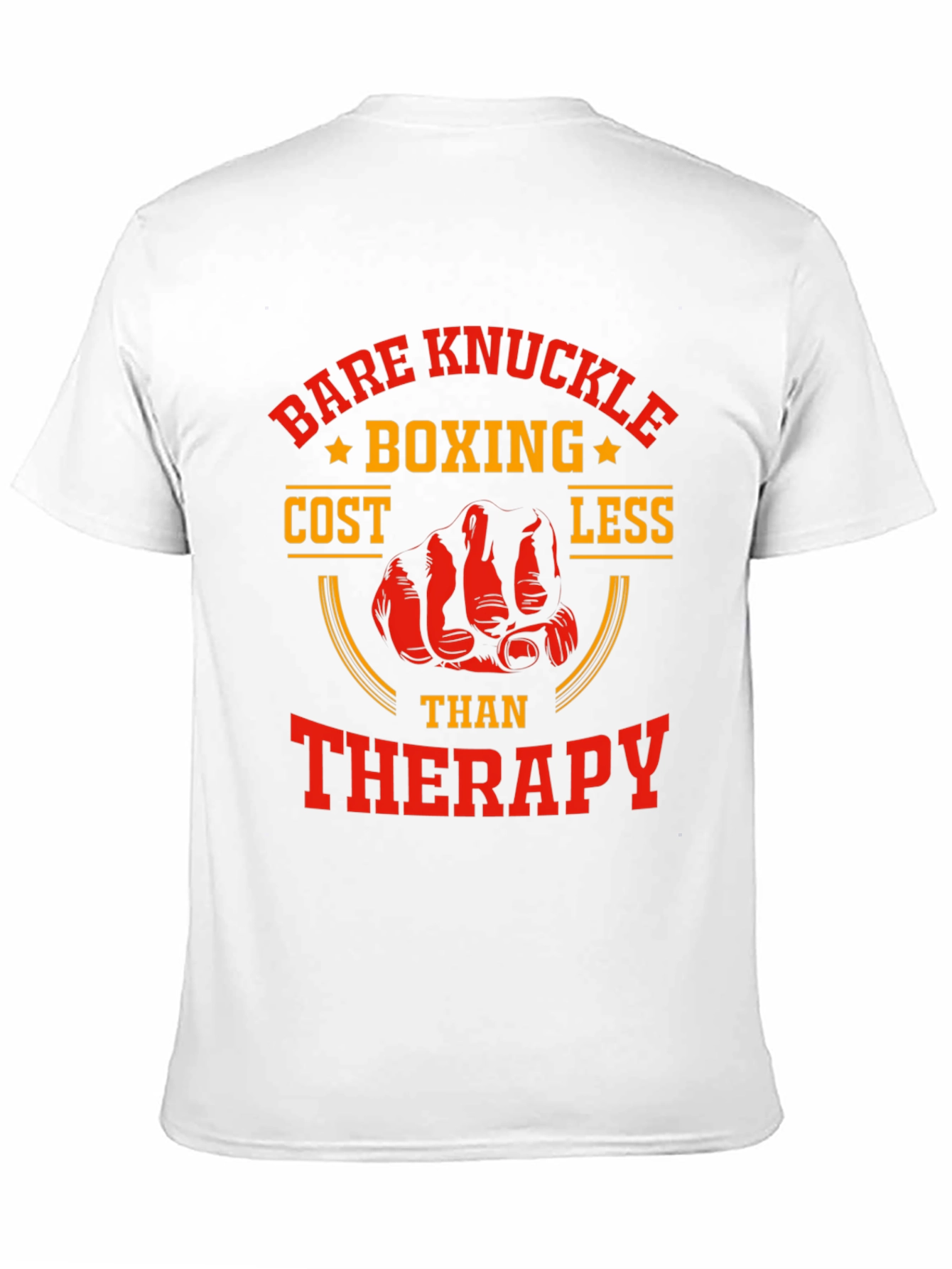 Bare Knuckle Boxing T-Shirt - Funny Therapy Alternative