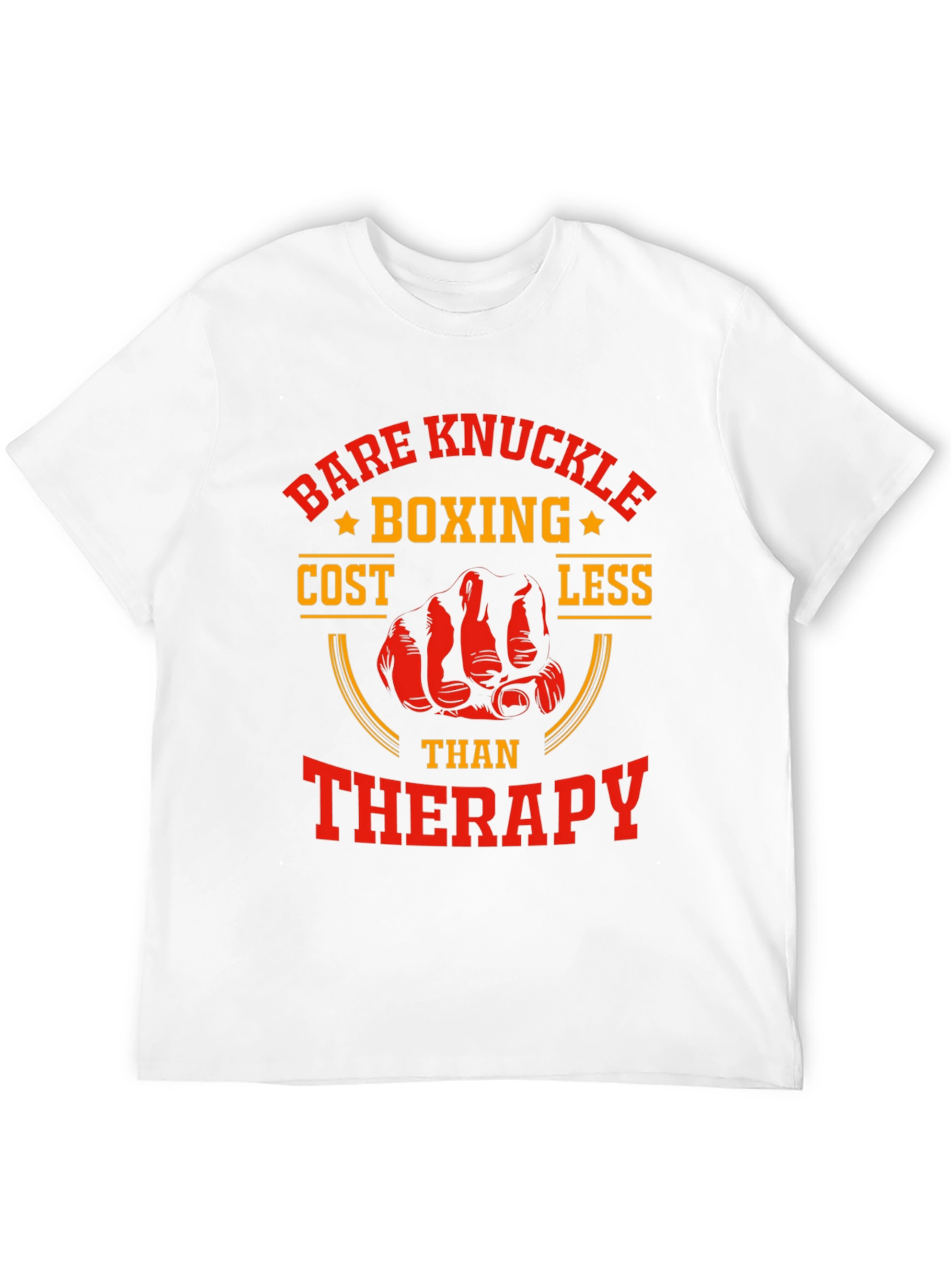 Bare Knuckle Boxing T-Shirt - Funny Therapy Alternative