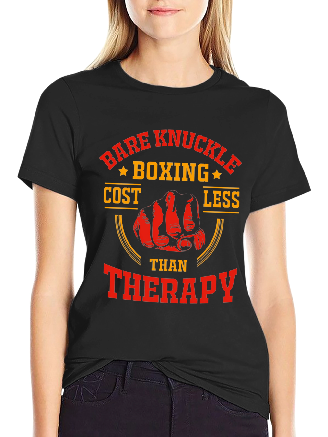 Bare Knuckle Boxing T-Shirt - Funny Therapy Alternative
