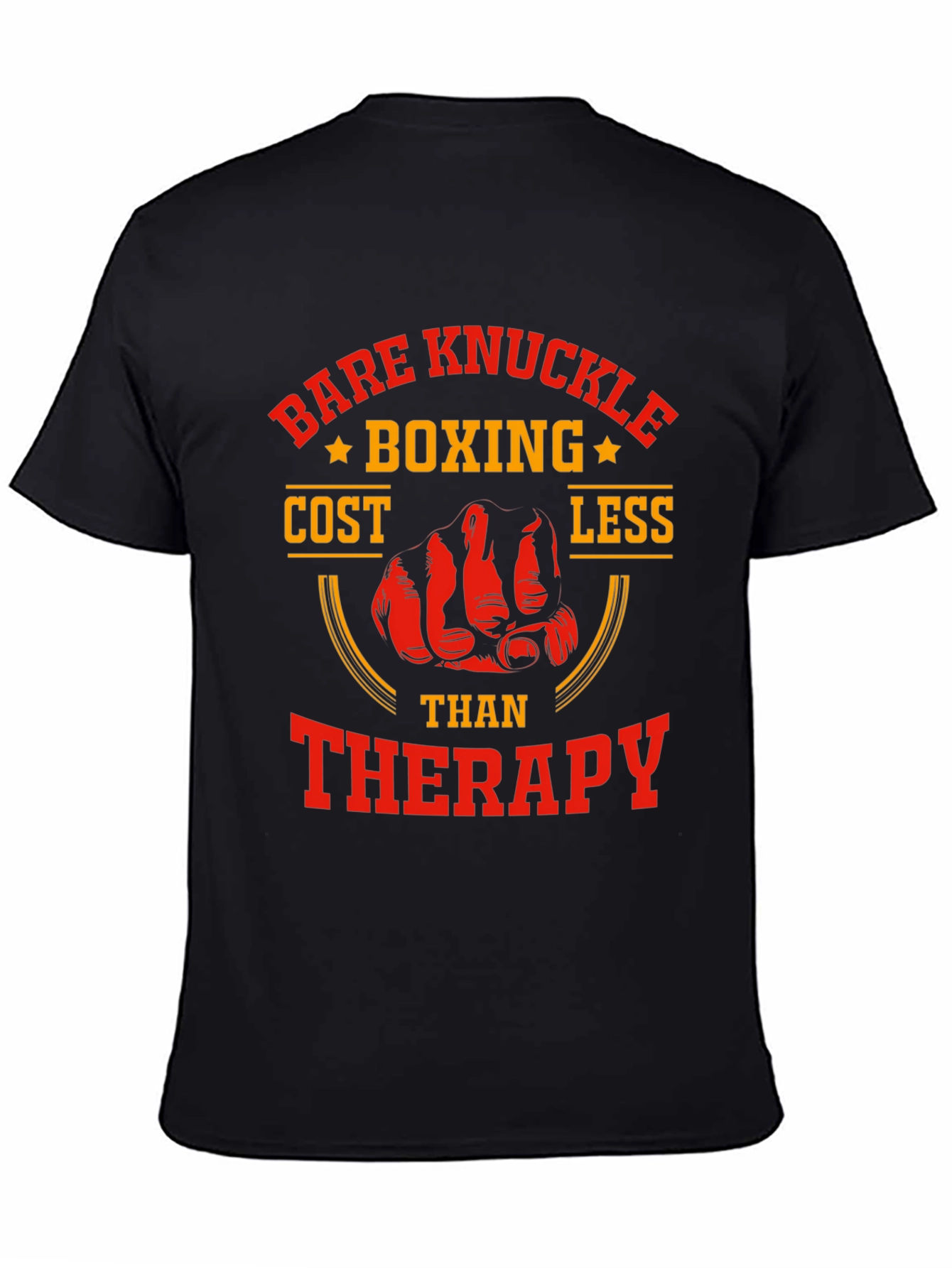 Bare Knuckle Boxing T-Shirt - Funny Therapy Alternative