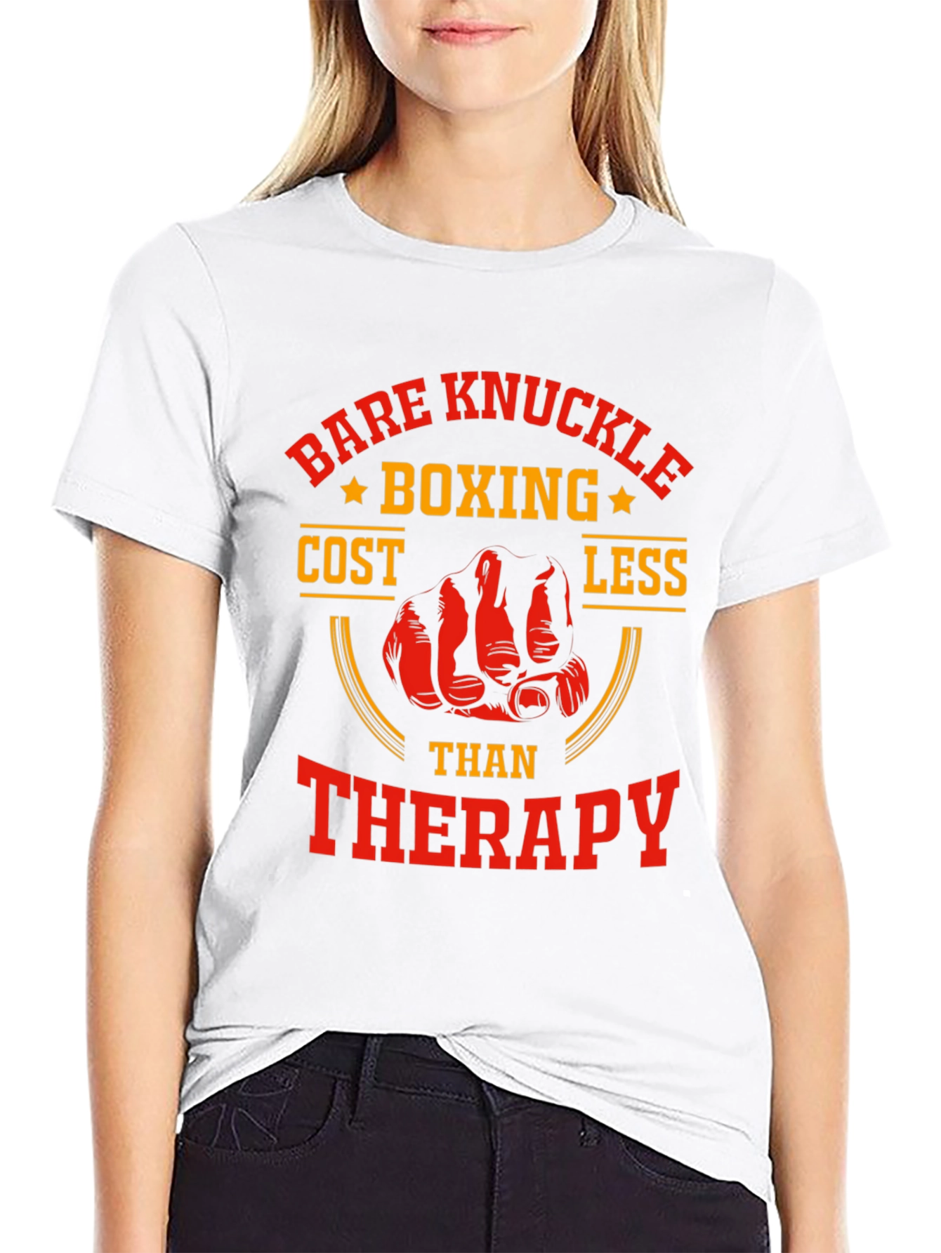 Bare Knuckle Boxing T-Shirt - Funny Therapy Alternative