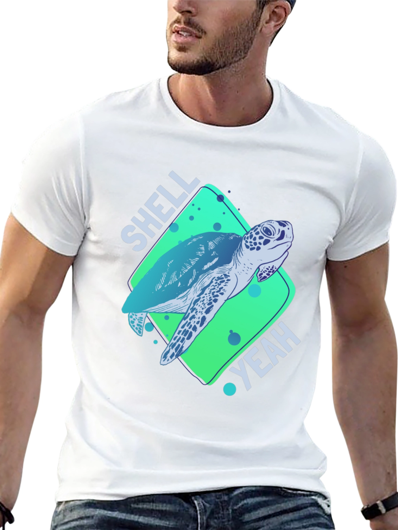 Shell Yeah! Turtle Graphic T-Shirt
