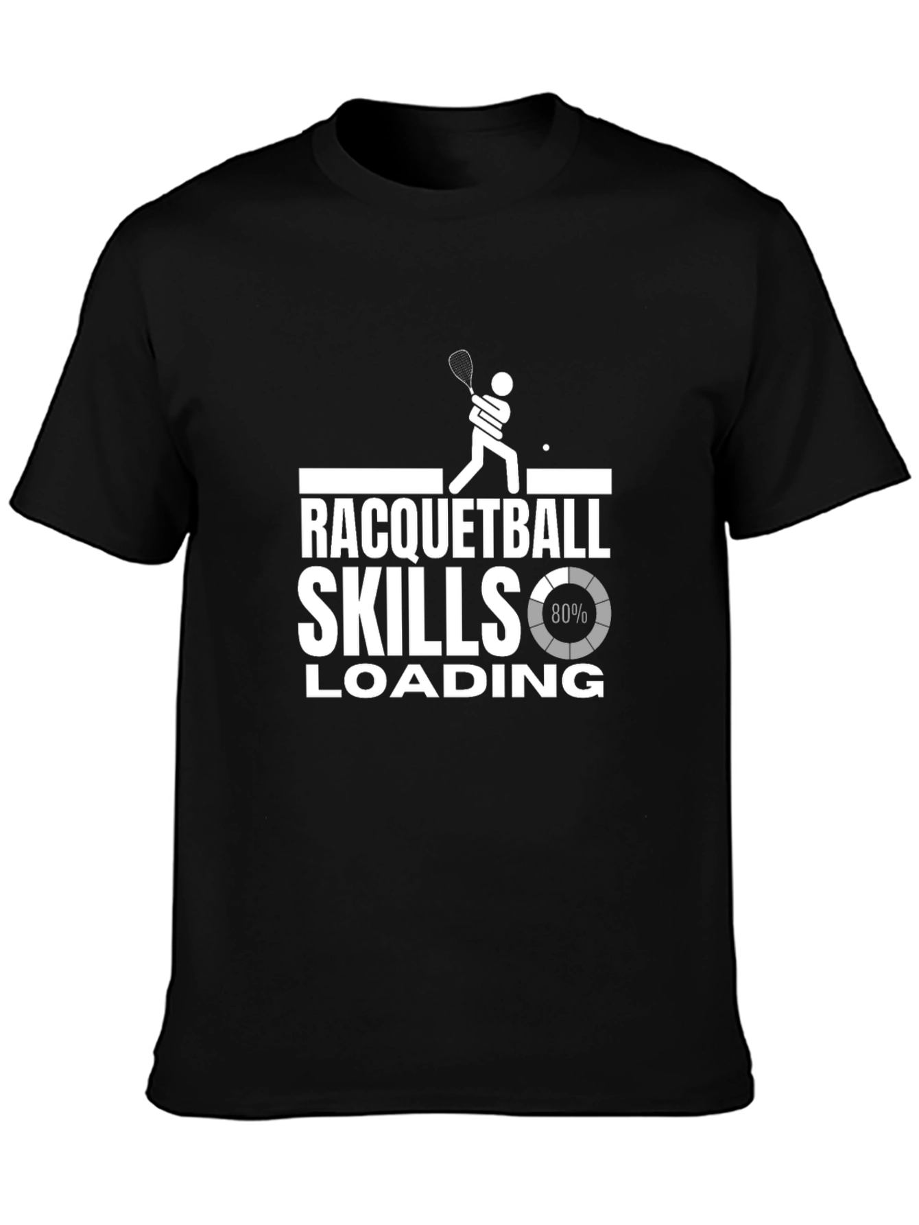 Racquetball Skills Loading Graphic T-Shirt